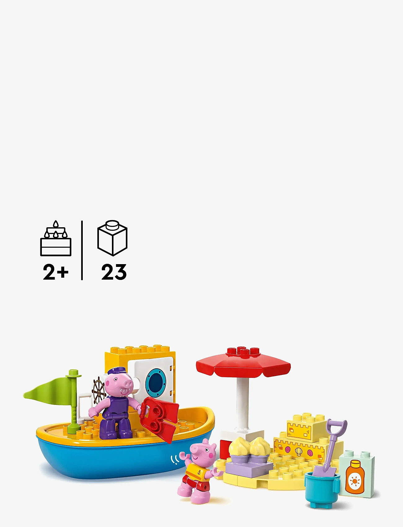 LEGO - Gurli Gris' bådtur 10432 - lego gurli gris - multi - 1