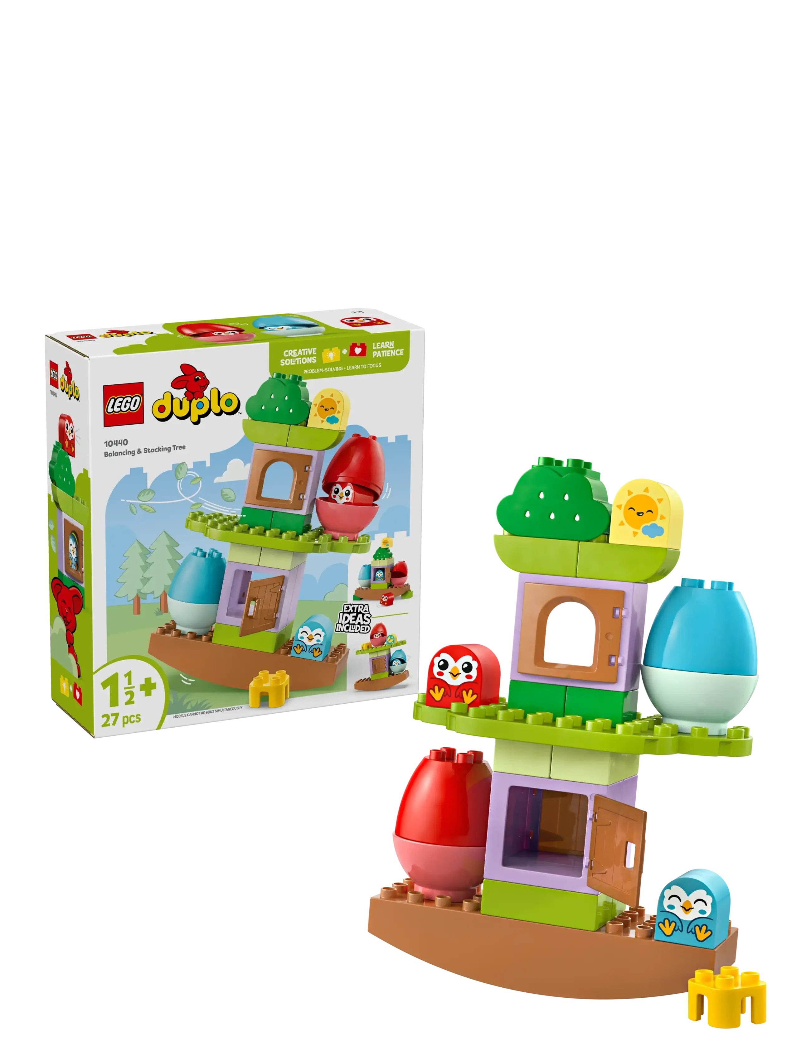 LEGO Balance- Og Stabletræ 10440, One Size, Multi/patterned, Lego Legetøj > Lego duplo, Børn