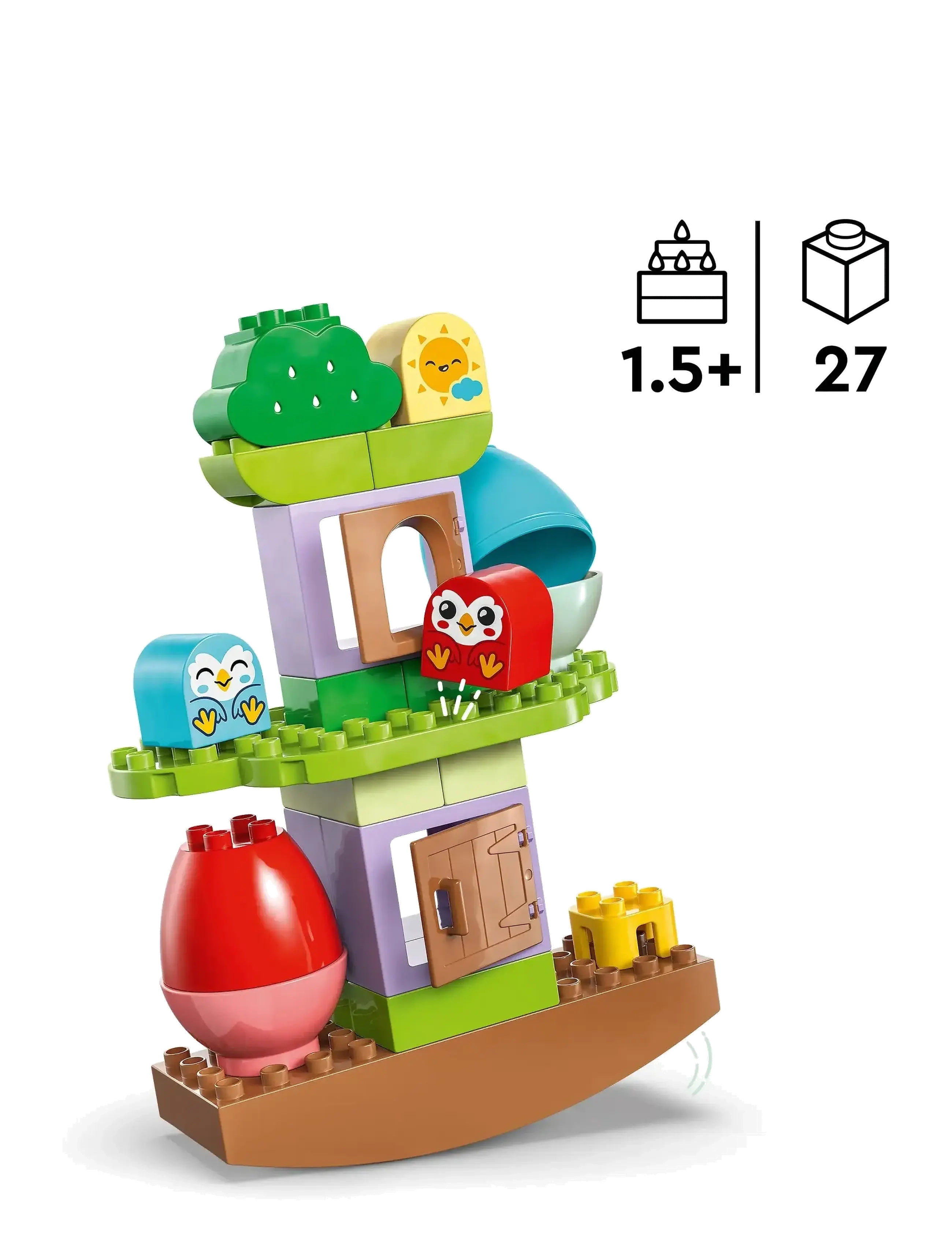 LEGO - My First Balancing & Stacking Tree Educational Toy 10440 - lego® duplo® - multi - 1