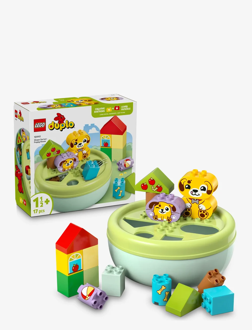 LEGO - My First Shape Sorter: Puppy House Toddler Learning Toy 10441 - lego duplo - multi - 0