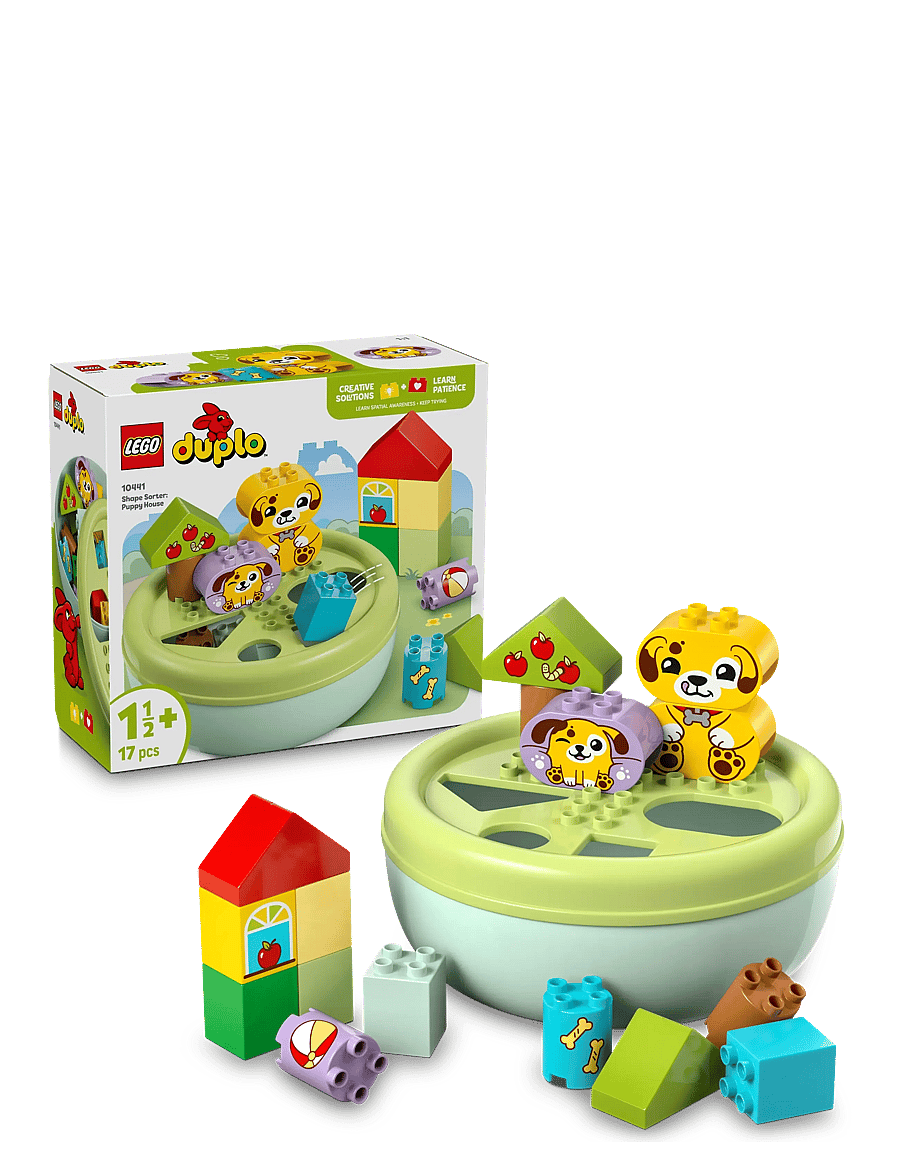 LEGO - My First Shape Sorter: Puppy House Toddler Learning Toy 10441 - lego duplo - multi - 0