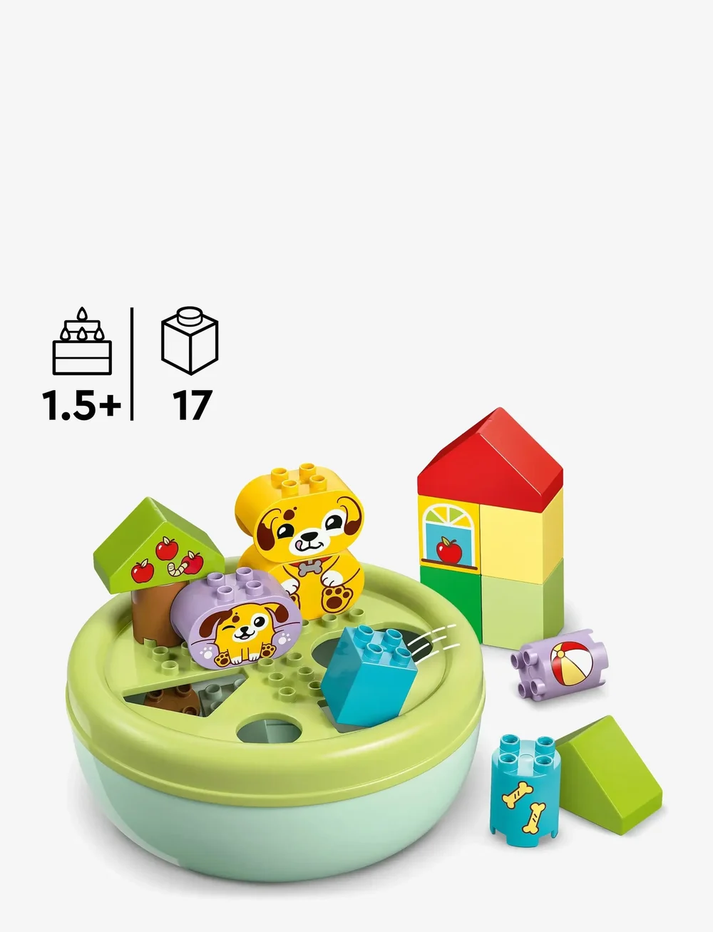 LEGO - My First Shape Sorter: Puppy House Toddler Learning Toy 10441 - lego duplo - multi - 1