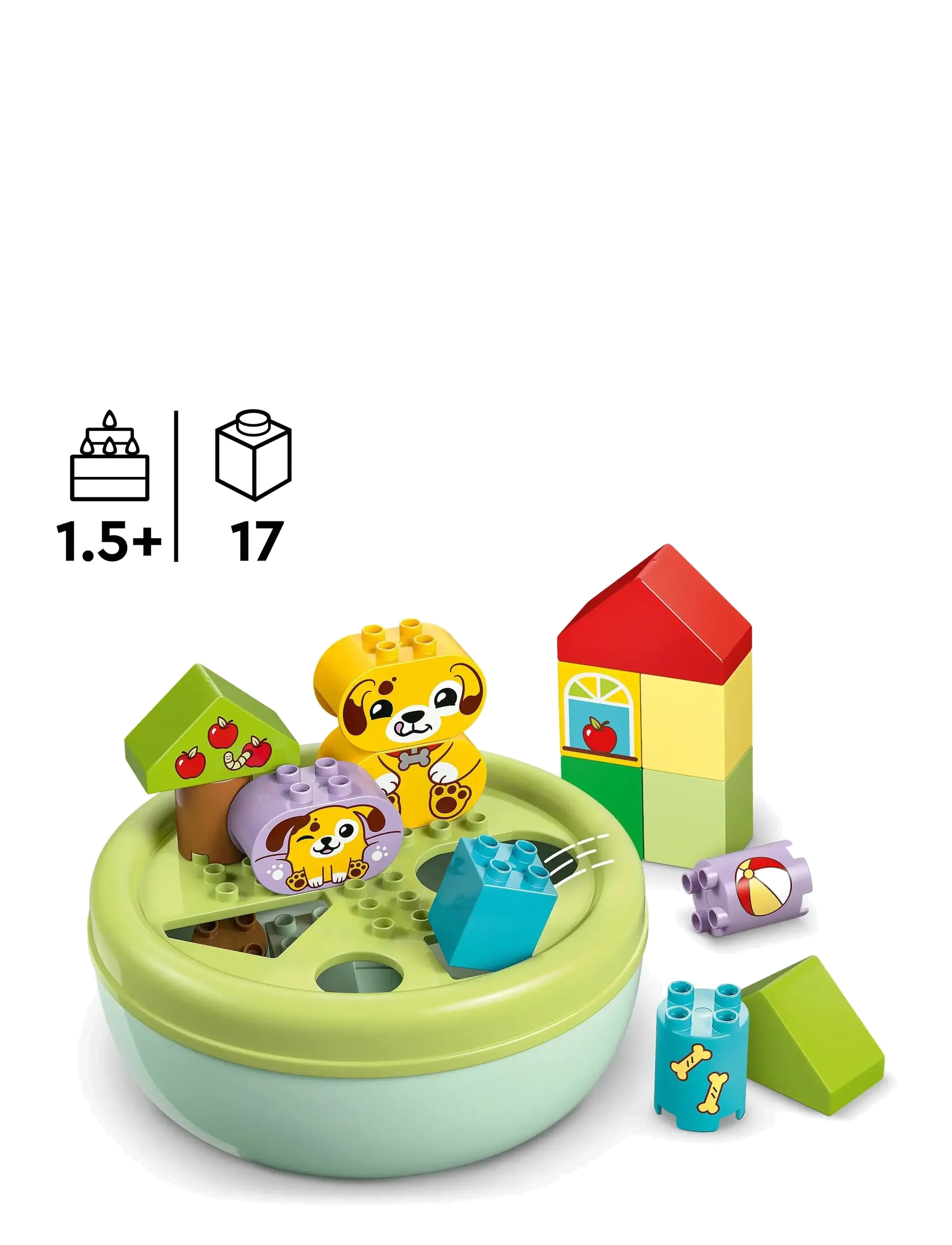 LEGO - My First Shape Sorter: Puppy House Toddler Learning Toy 10441 - lego duplo - multi - 1