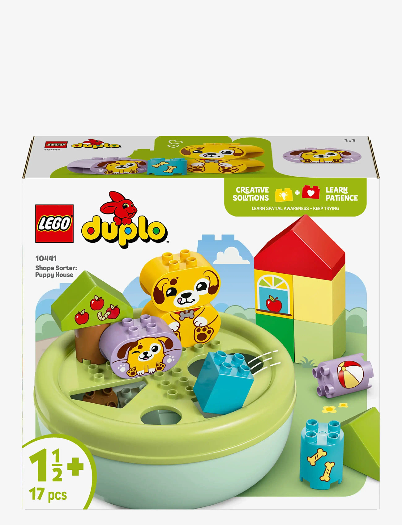 LEGO My First Shape Sorter: Puppy House Toddler Learning Toy 10441