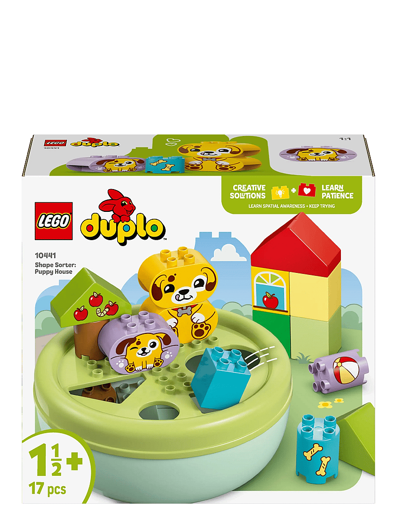LEGO My First Shape Sorter: Puppy House Toddler Learning Toy 10441