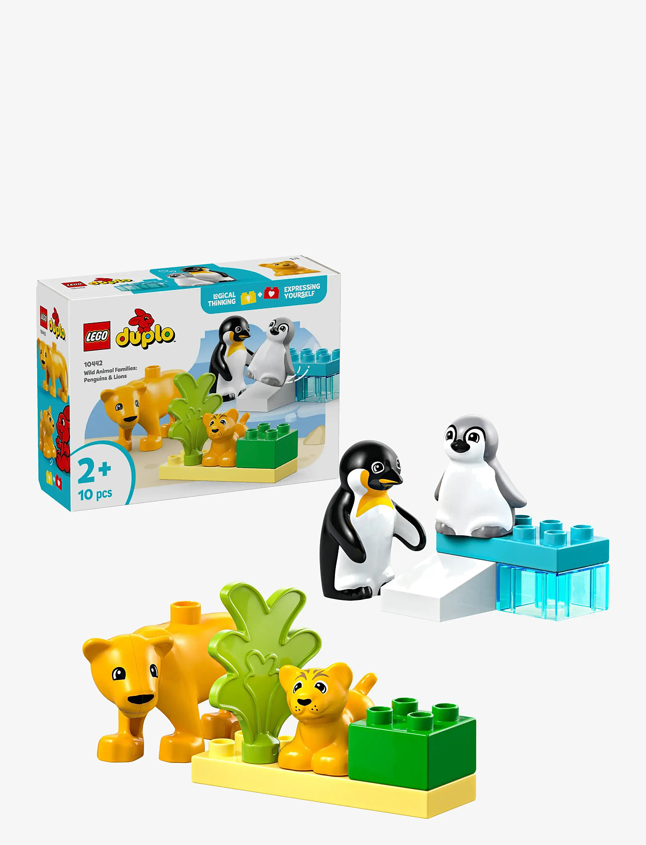 LEGO - Town Wild Animal Families: Penguins & Lions Imagination Toy 10442 - lego duplo - multi - 0