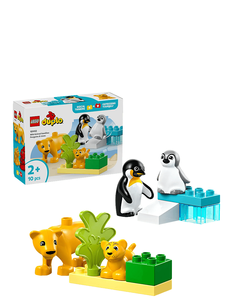 LEGO - Town Wild Animal Families: Penguins & Lions Imagination Toy 10442 - lego duplo - multi - 0