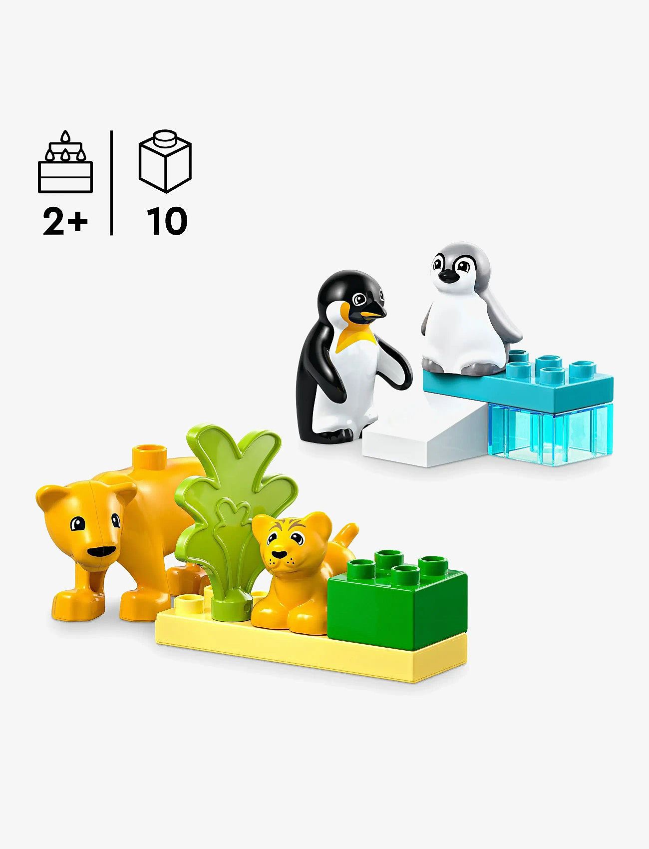 LEGO - Town Wild Animal Families: Penguins & Lions Imagination Toy 10442 - lego duplo - multi - 1
