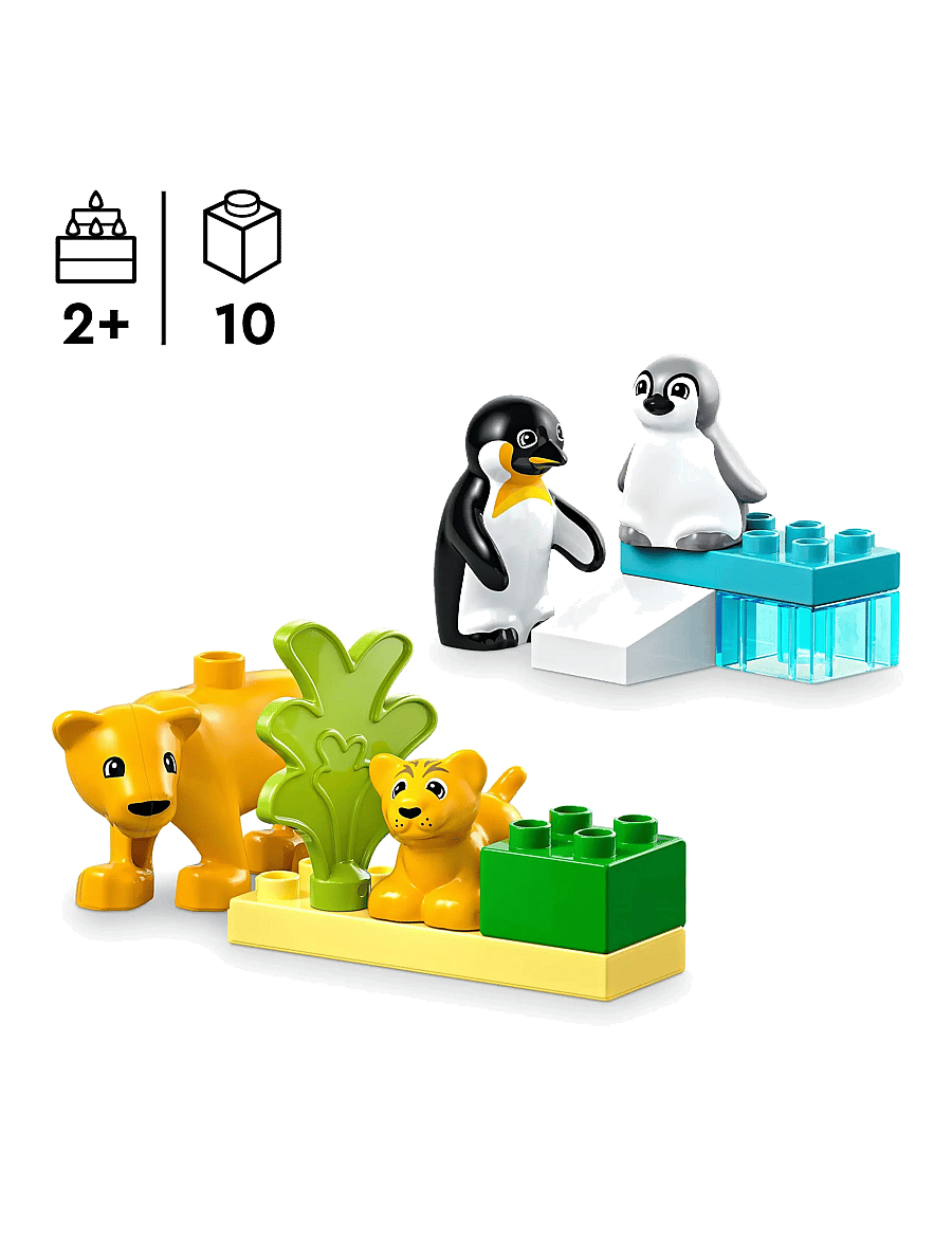 LEGO - Town Wild Animal Families: Penguins & Lions Imagination Toy 10442 - lego duplo - multi - 1