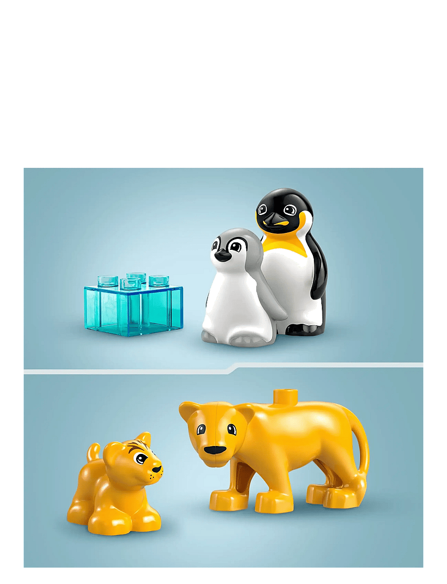 LEGO - Town Wild Animal Families: Penguins & Lions Imagination Toy 10442 - lego duplo - multi - 3