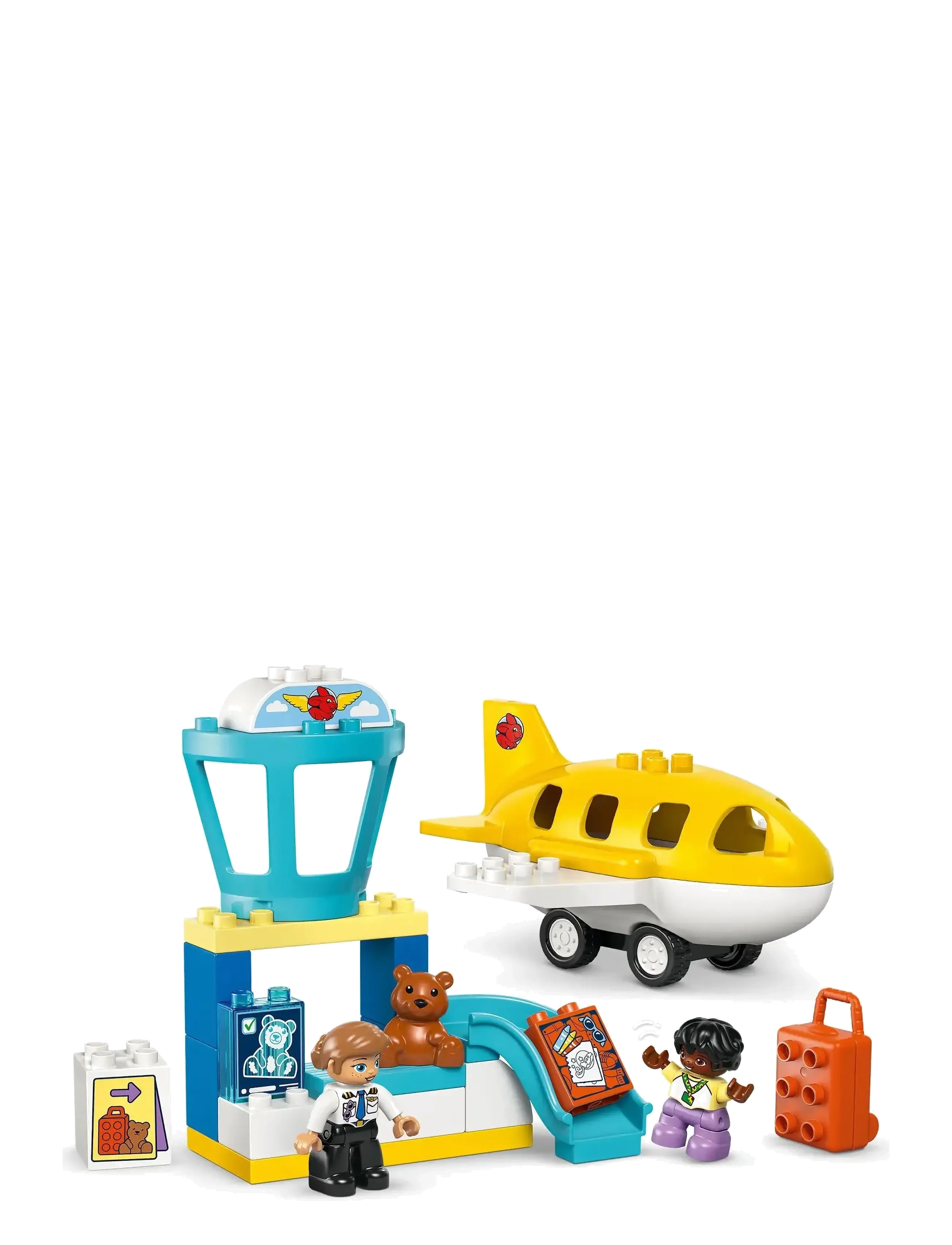LEGO - Town First Time at the Airport Building Toy for Pretend Play 10443 - lego duplo - multi - 2