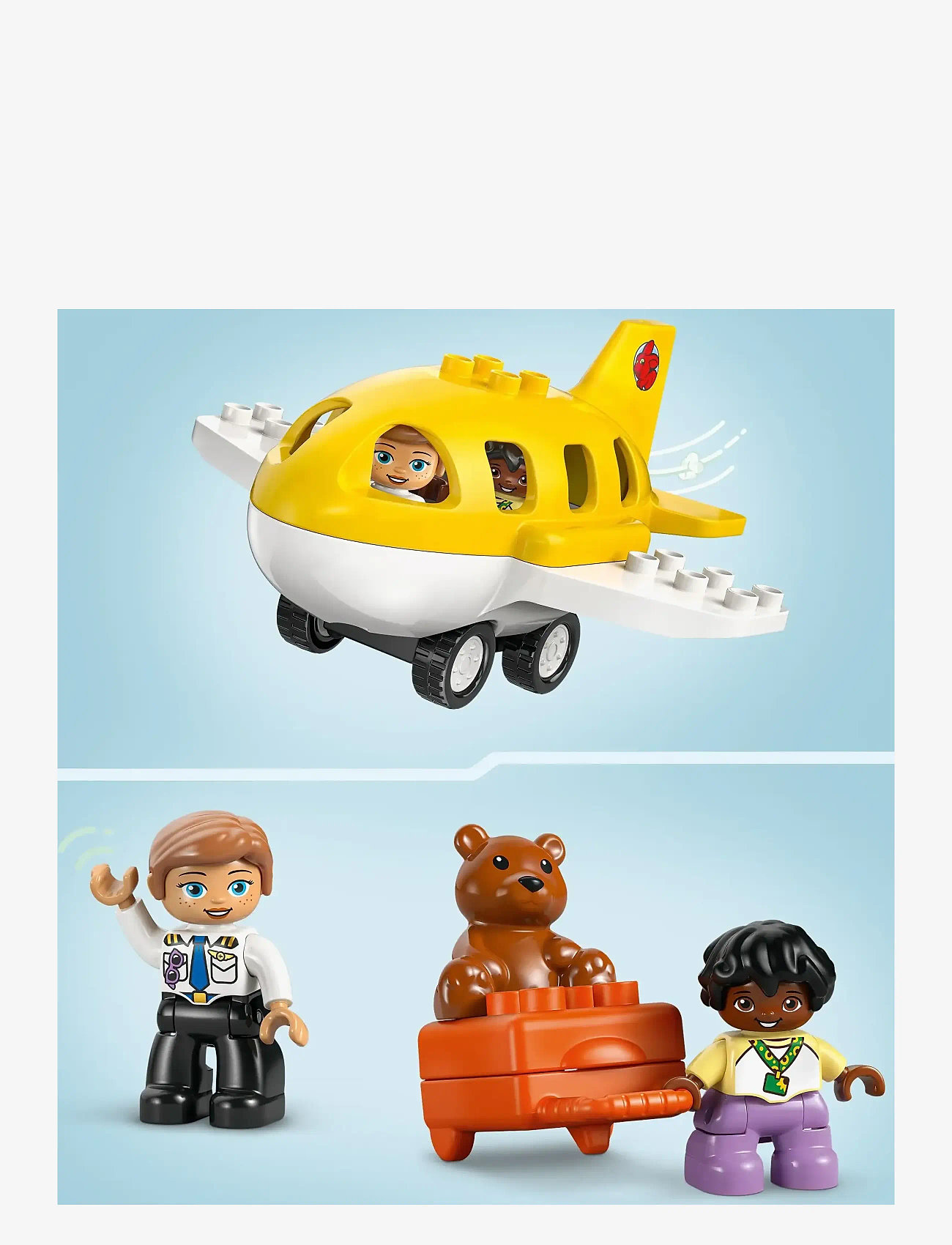 LEGO - Town First Time at the Airport Building Toy for Pretend Play 10443 - lego duplo - multi - 3