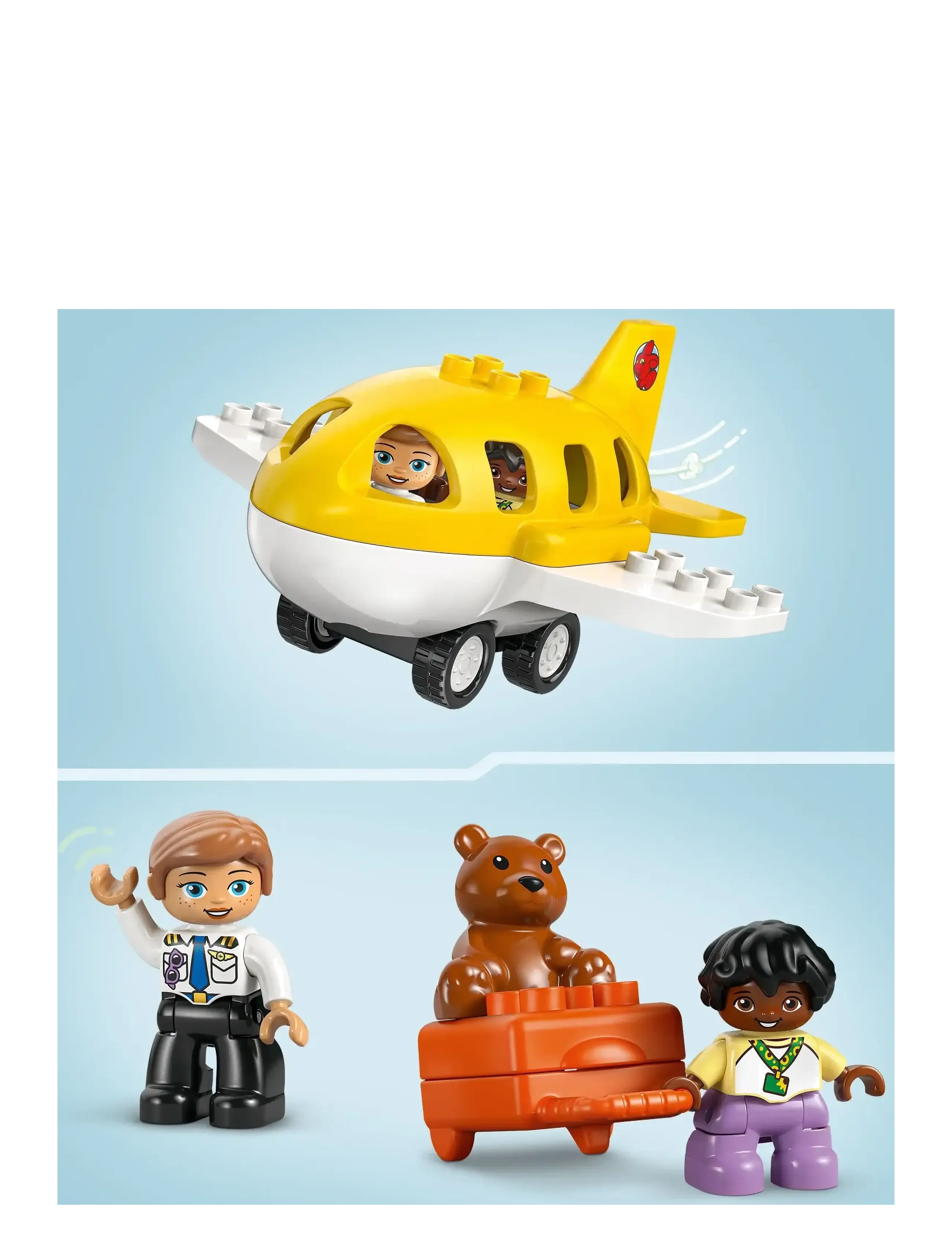 LEGO - Town First Time at the Airport Building Toy for Pretend Play 10443 - lego duplo - multi - 3