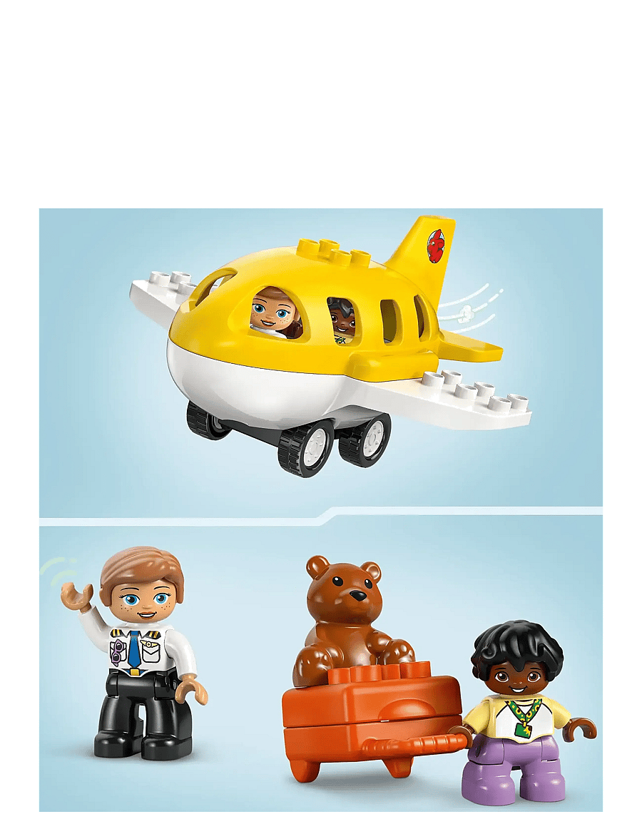 LEGO - Town First Time at the Airport Building Toy for Pretend Play 10443 - lego duplo - multi - 3