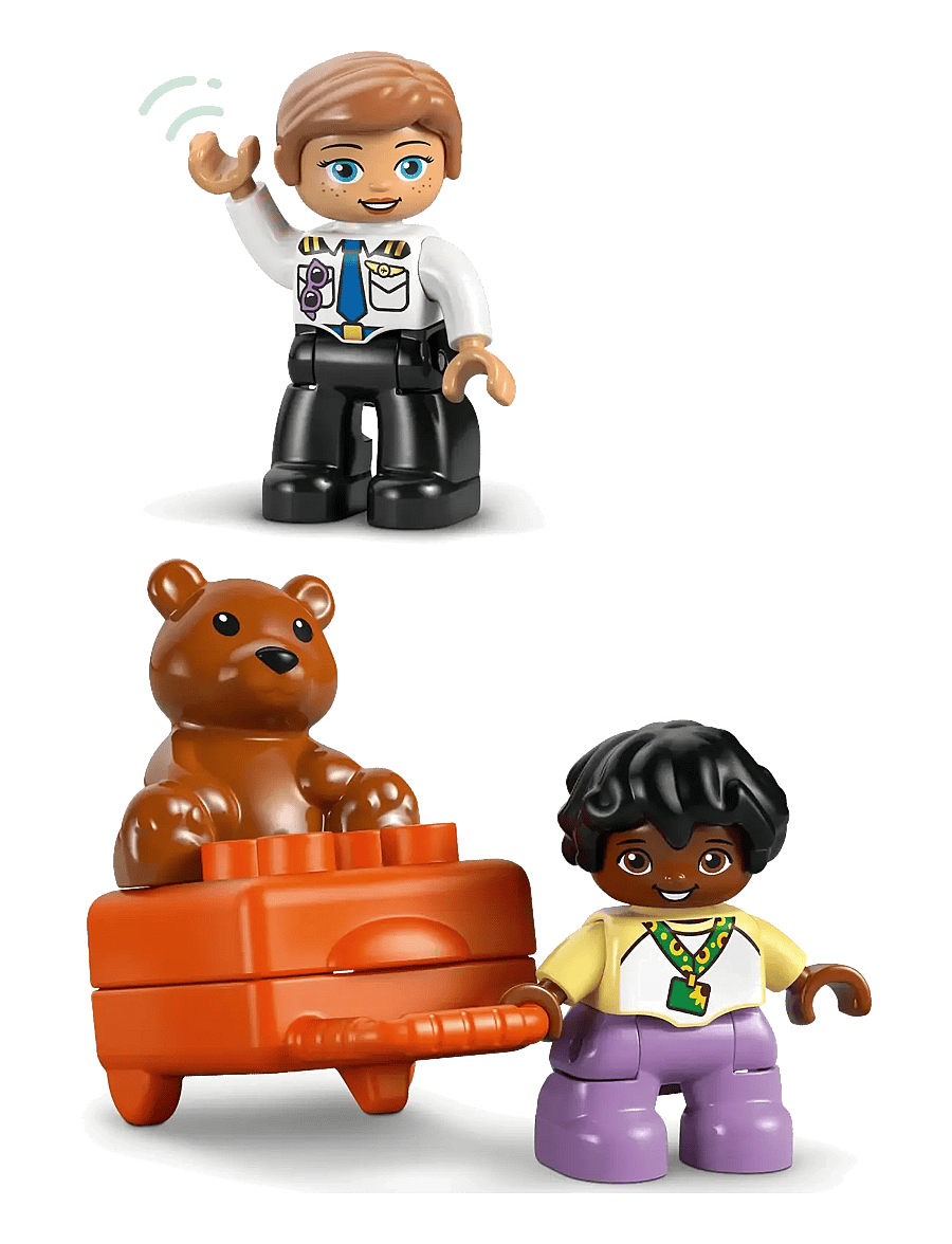 LEGO - Town First Time at the Airport Building Toy for Pretend Play 10443 - lego duplo - multi - 4