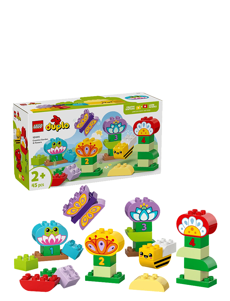 LEGO - Town Creative Garden & Flowers Colour-Sorting Stacking Toy 10444 - lego® duplo® - multi - 0
