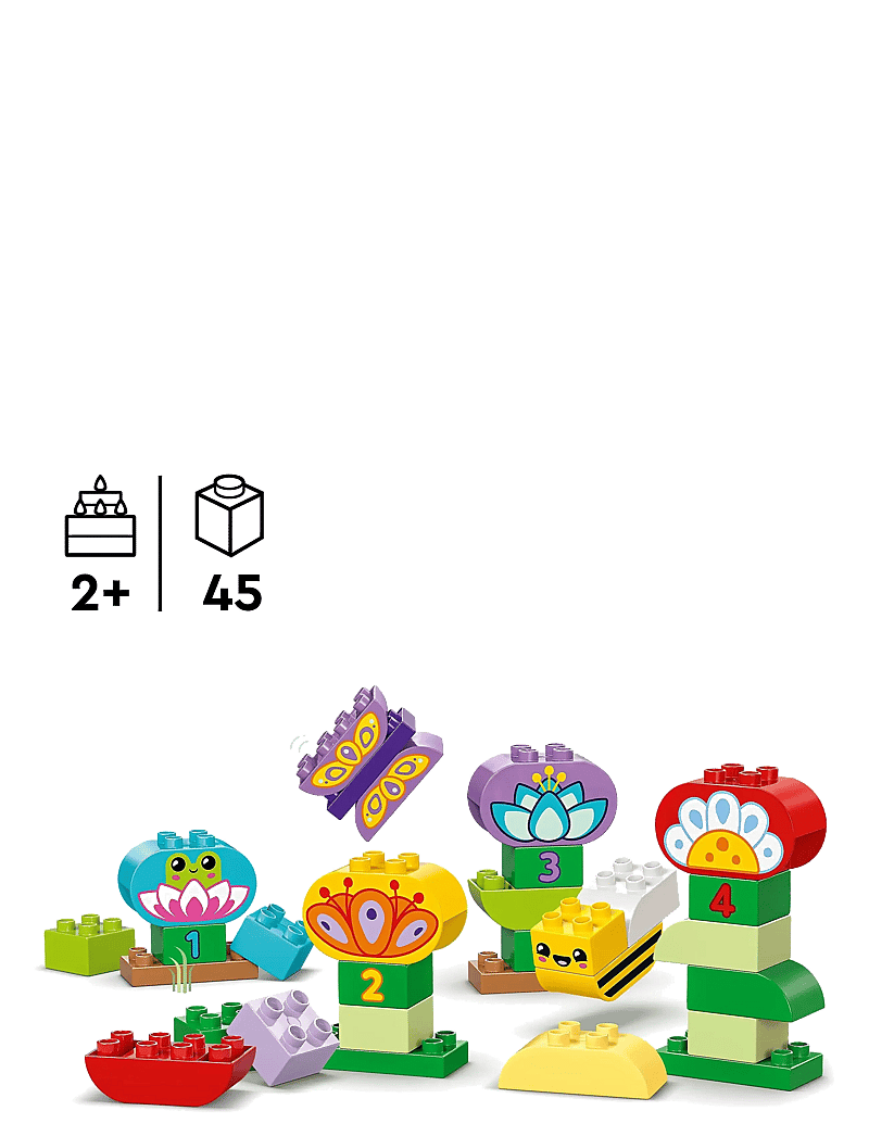 LEGO - Town Creative Garden & Flowers Colour-Sorting Stacking Toy 10444 - lego® duplo® - multi - 1