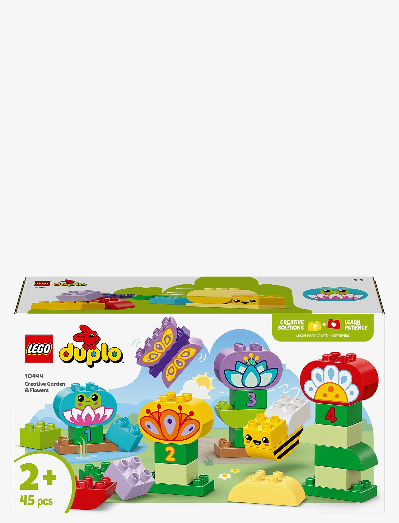 LEGO - Town Creative Garden & Flowers Colour-Sorting Stacking Toy 10444 - lego duplo - multi - 3