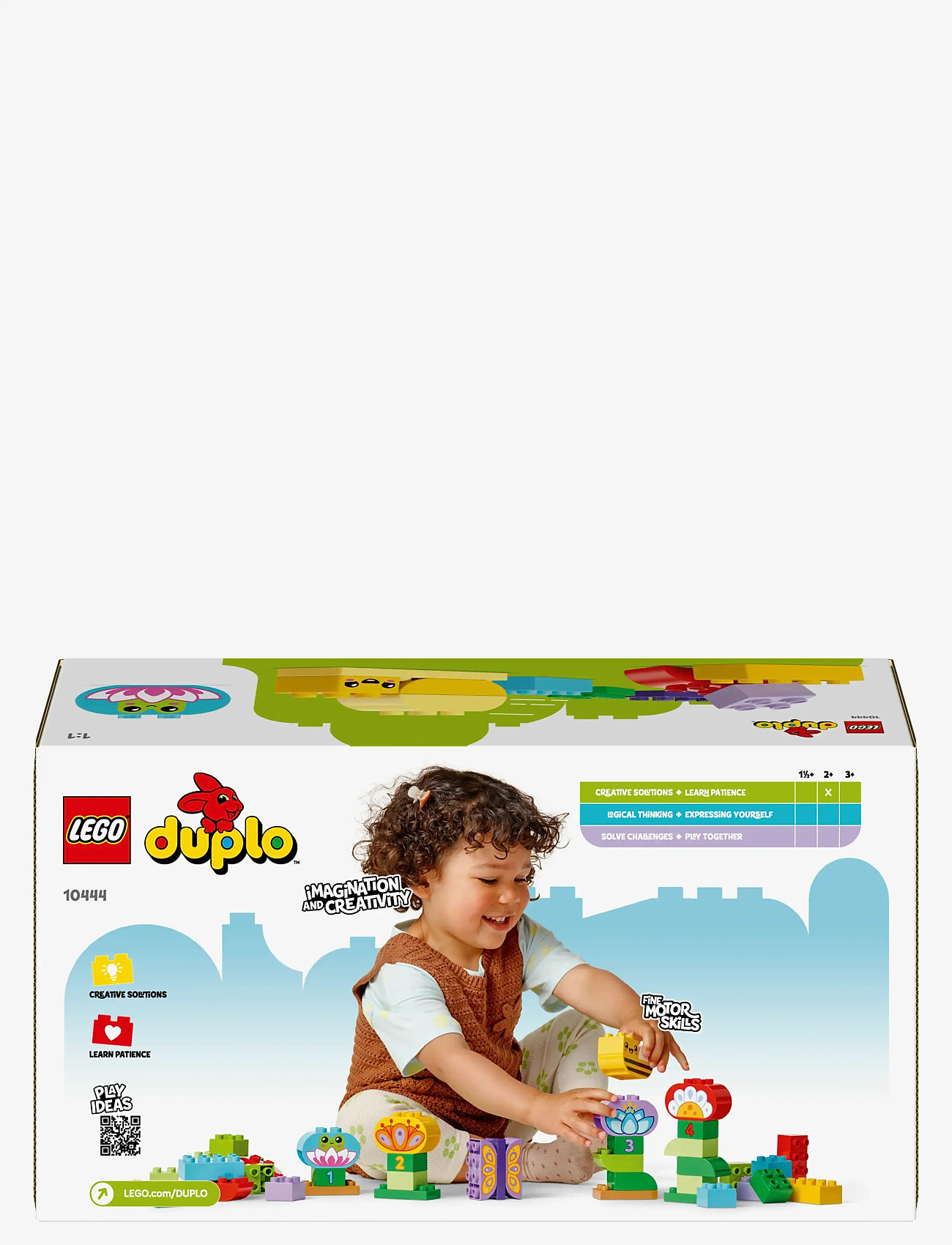 LEGO - Town Creative Garden & Flowers Colour-Sorting Stacking Toy 10444 - lego duplo - multi - 4