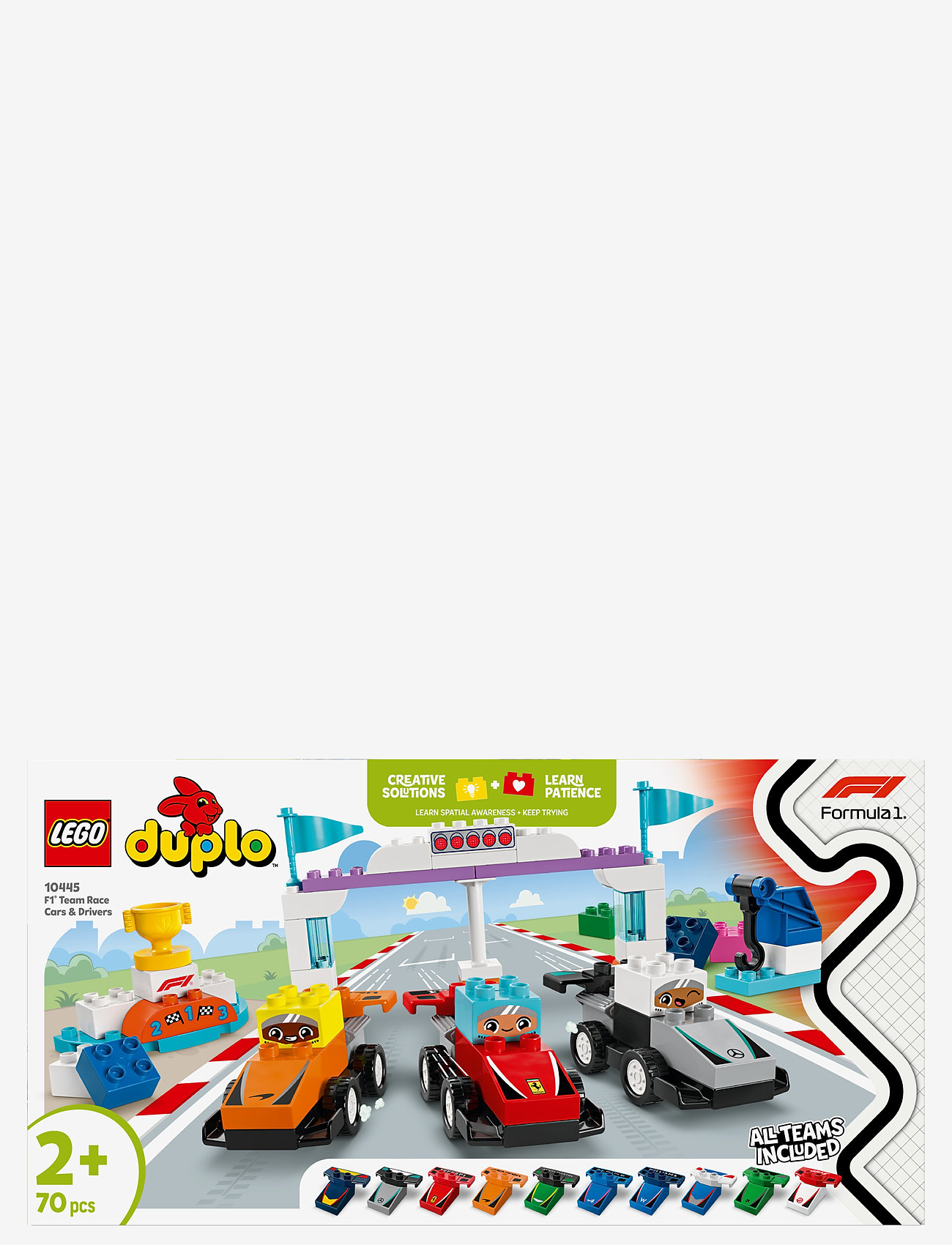 LEGO - Town Team Race Cars & Drivers Building Toy for Family Fun 10445 - lego formula 1 - multi - 2
