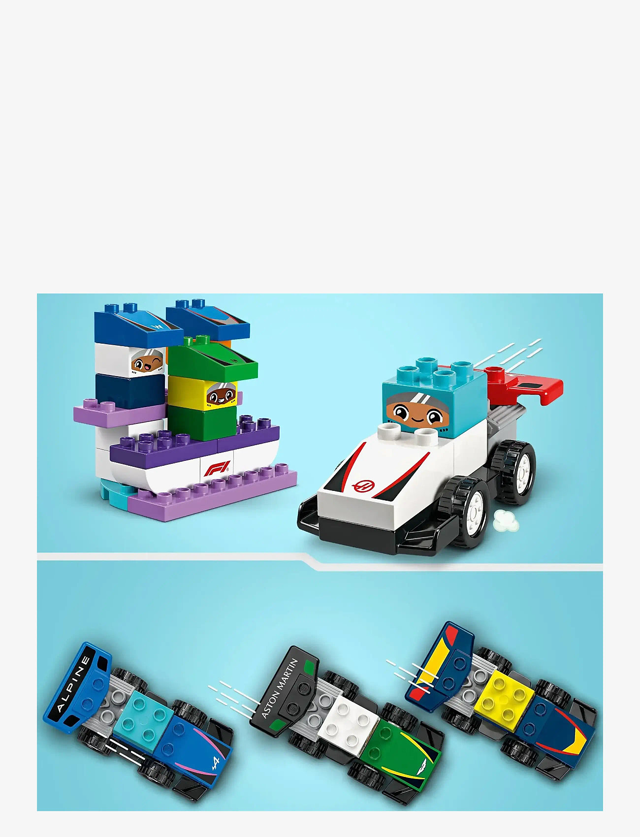 LEGO - Town Team Race Cars & Drivers Building Toy for Family Fun 10445 - lego formula 1 - multi - 5