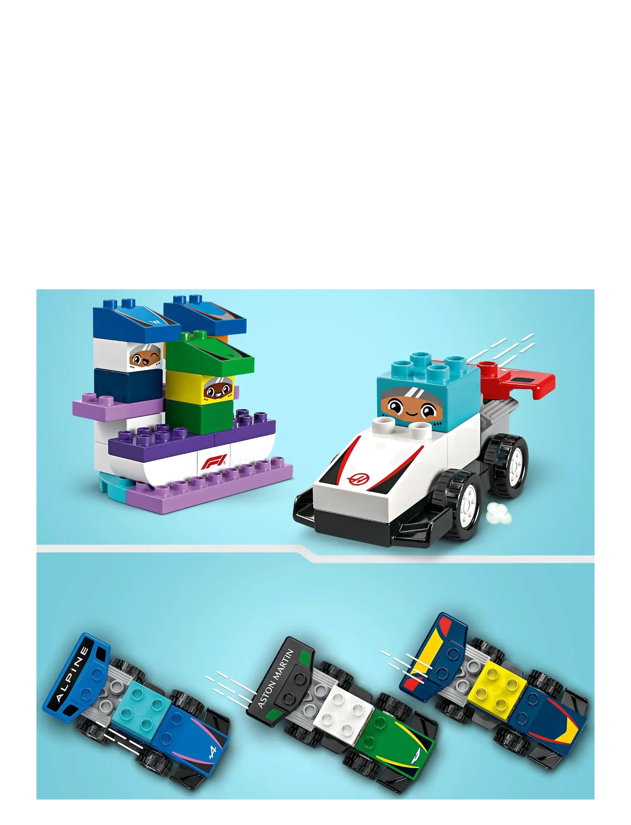 LEGO - Town Team Race Cars & Drivers Building Toy for Family Fun 10445 - lego® duplo® - multi - 5