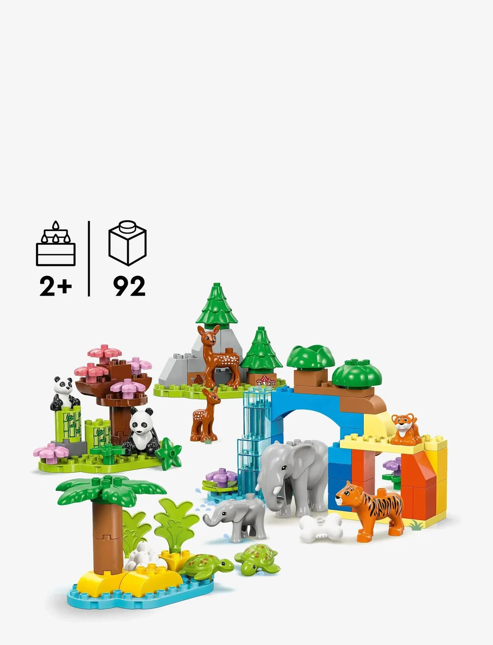 LEGO - Town 3 in 1 Wild Animal Families Set Learning Toy 10446 - lego duplo - multi - 1