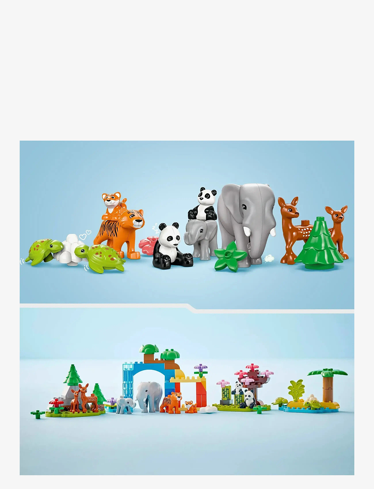 LEGO - Town 3 in 1 Wild Animal Families Set Learning Toy 10446 - lego duplo - multi - 4
