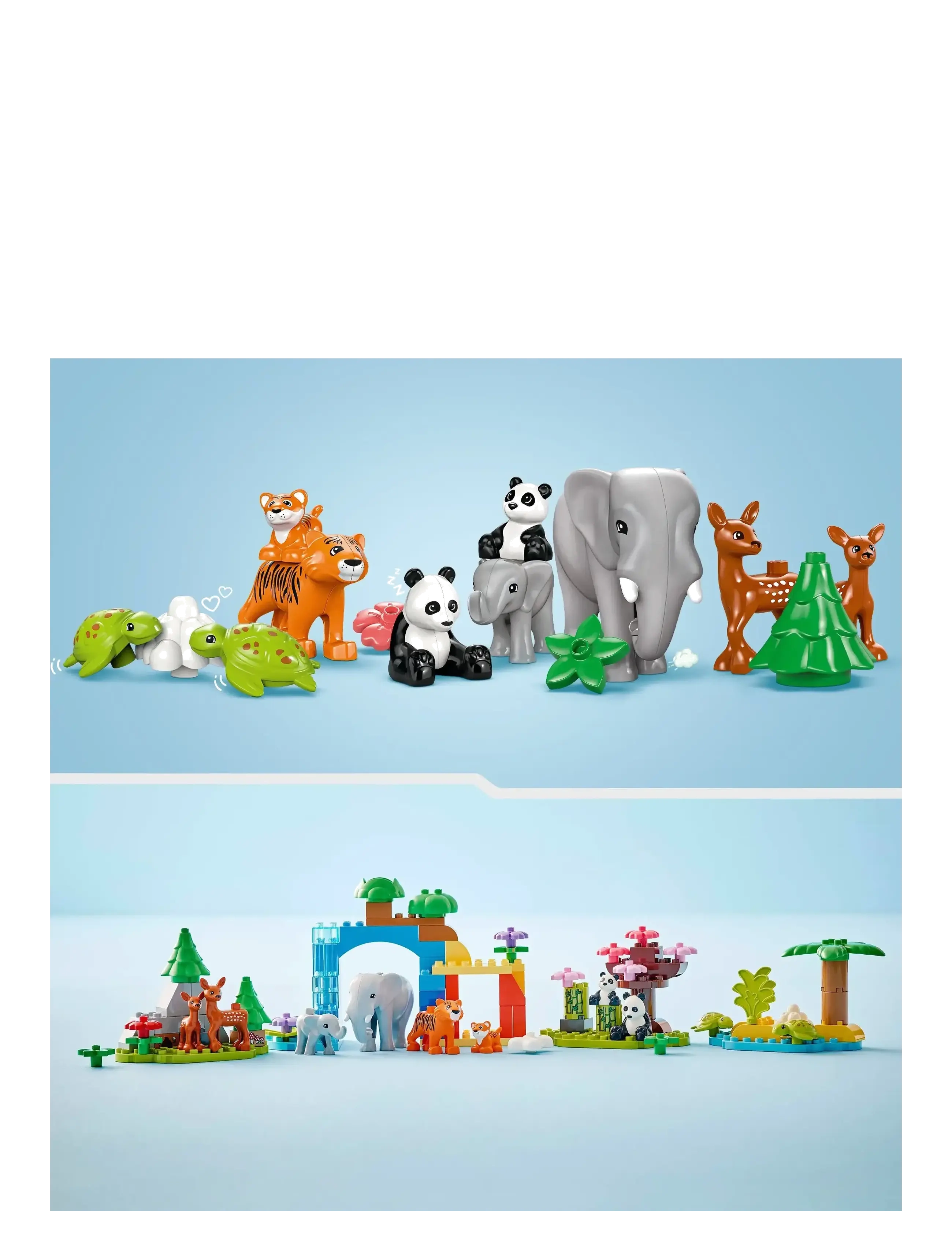 LEGO - 3-i-1 Villdyrfamilier 10446 - lego duplo - multi - 4