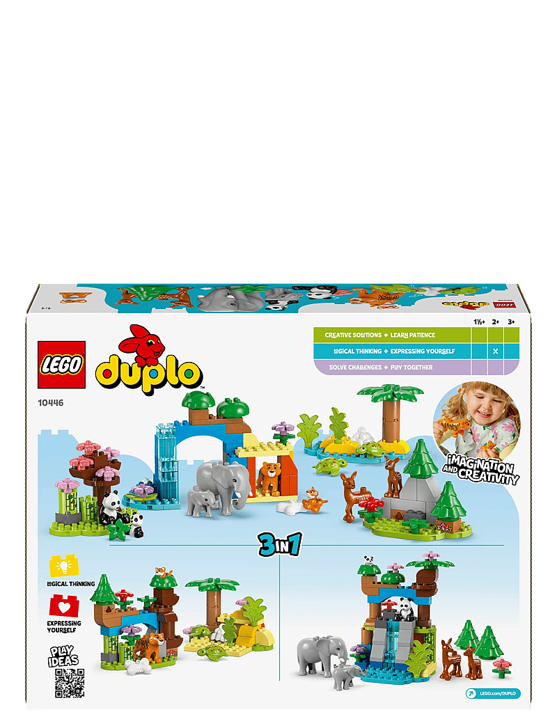 LEGO Town 3 In 1 Wild Animal Families Set Learning Toy 10446 LEGO Town 3 In 1 Wild Animal Families Set Learning Toy 10446