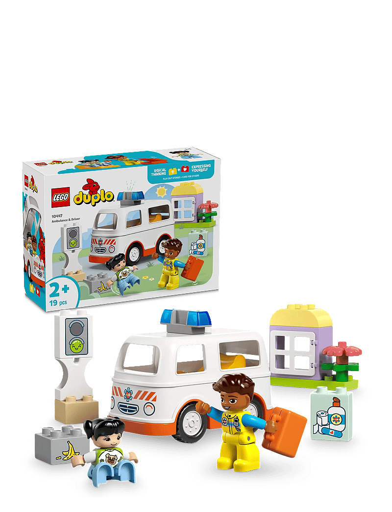 LEGO - Ambulance & Driver for Pretend Play 10447 - lego® duplo® - multi - 0