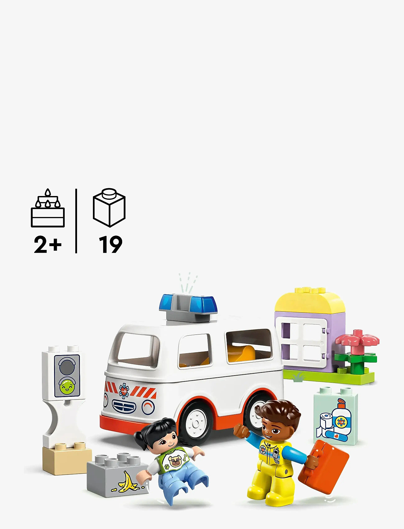 LEGO - Ambulance & Driver for Pretend Play 10447 - lego® duplo® - multi - 1