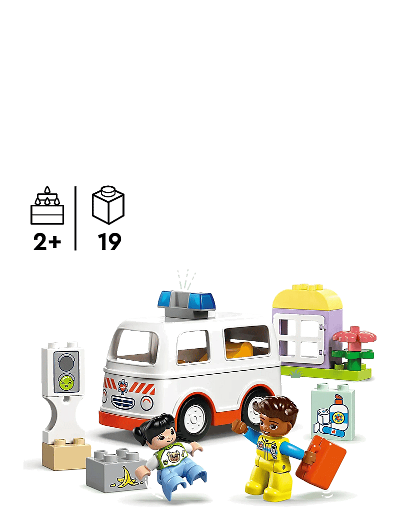 LEGO - Ambulance & Driver for Pretend Play 10447 - lego® duplo® - multi - 1