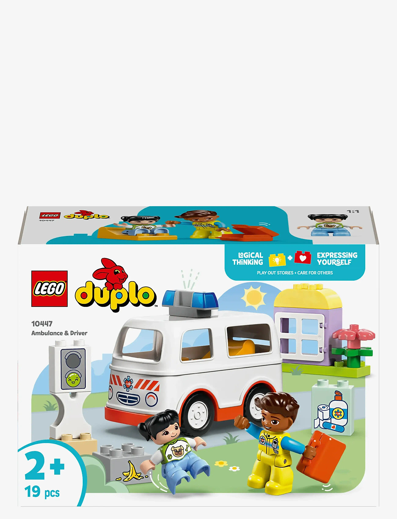LEGO - Ambulance & Driver for Pretend Play 10447 - lego® duplo® - multi - 4