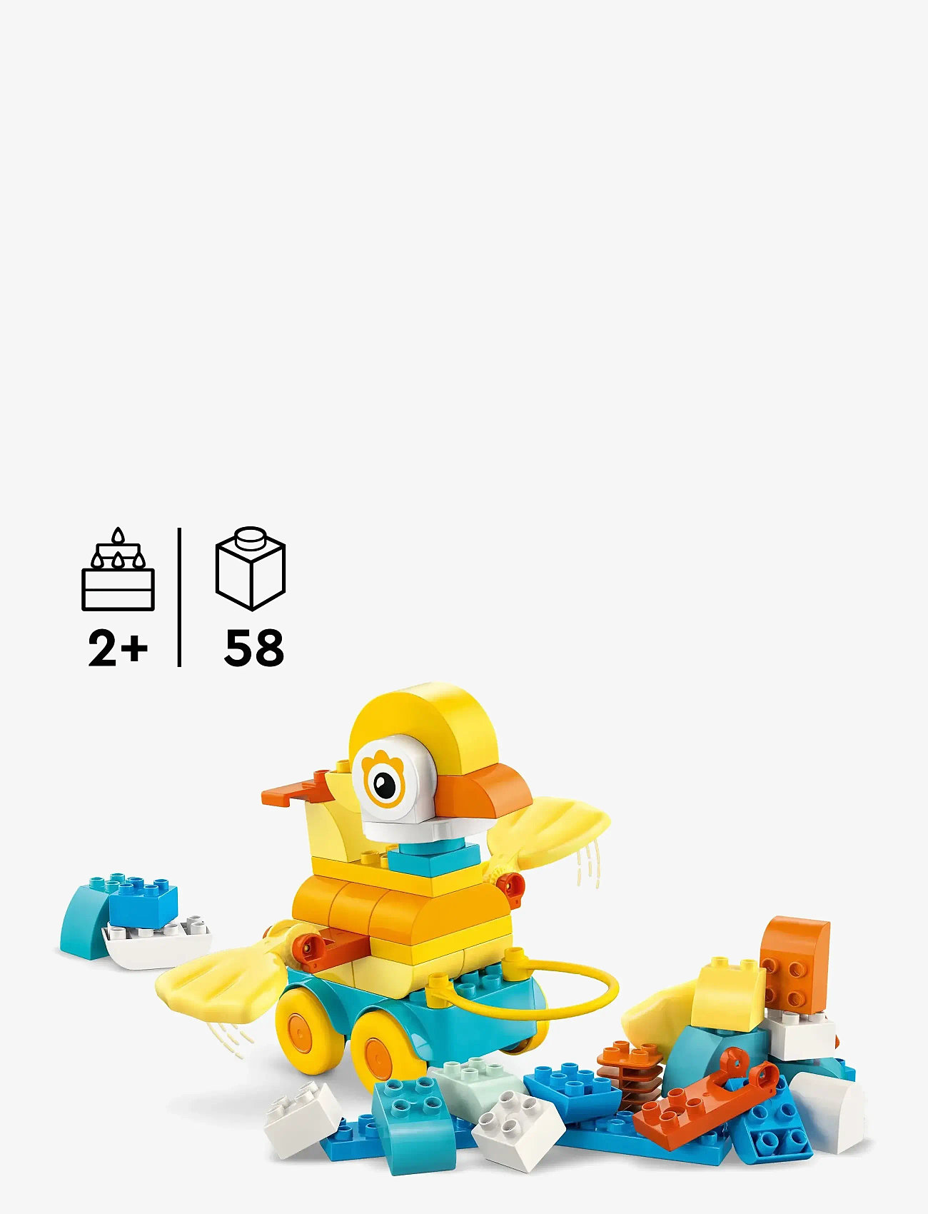 LEGO - Town 3 in 1 Animals on Wheels Building Toy for Imaginative Play 10448 - lego duplo - multi - 1