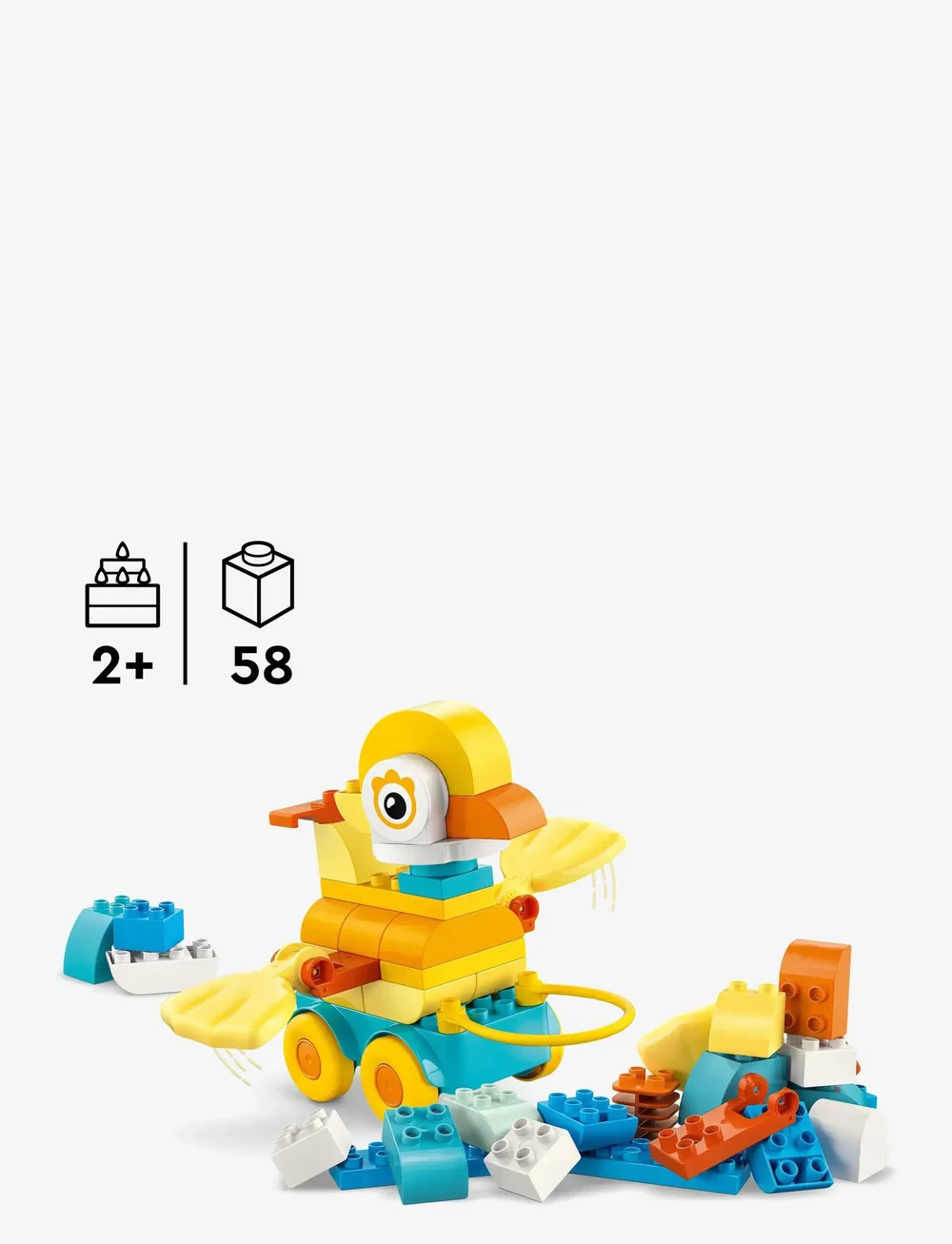 LEGO - Town 3 in 1 Animals on Wheels Building Toy for Imaginative Play 10448 - lego duplo - multi - 1