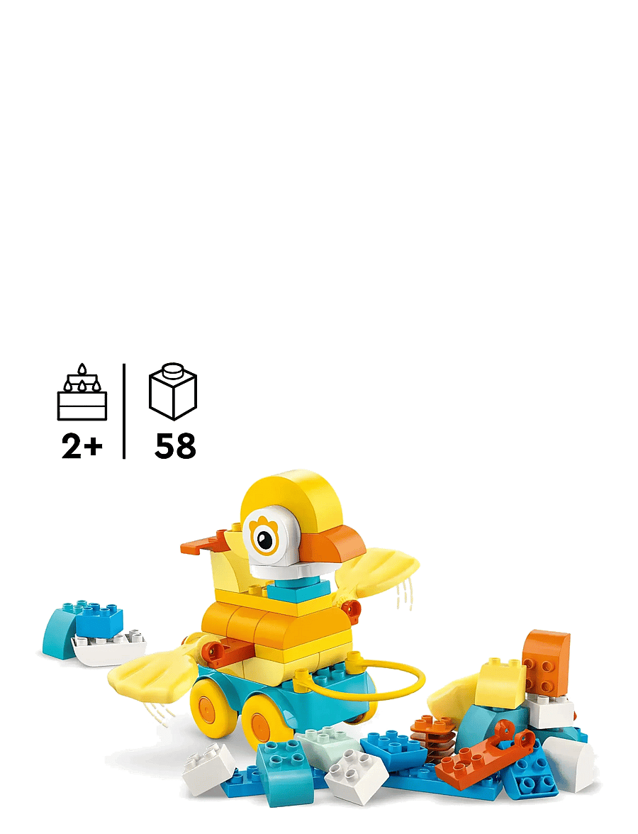 LEGO - Town 3 in 1 Animals on Wheels Building Toy for Imaginative Play 10448 - madalaimad hinnad - multi - 1