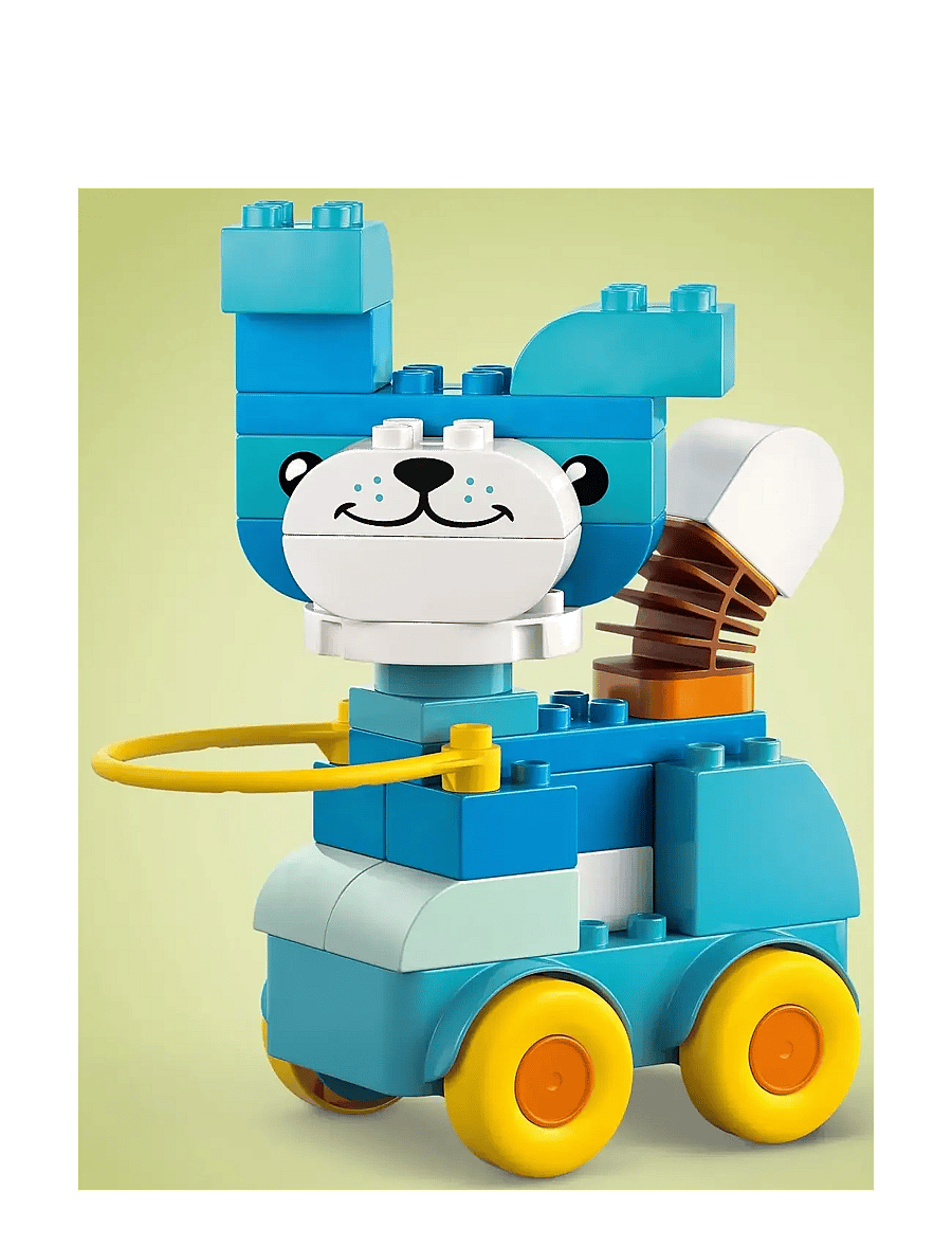 LEGO - Town 3 in 1 Animals on Wheels Building Toy for Imaginative Play 10448 - madalaimad hinnad - multi - 3