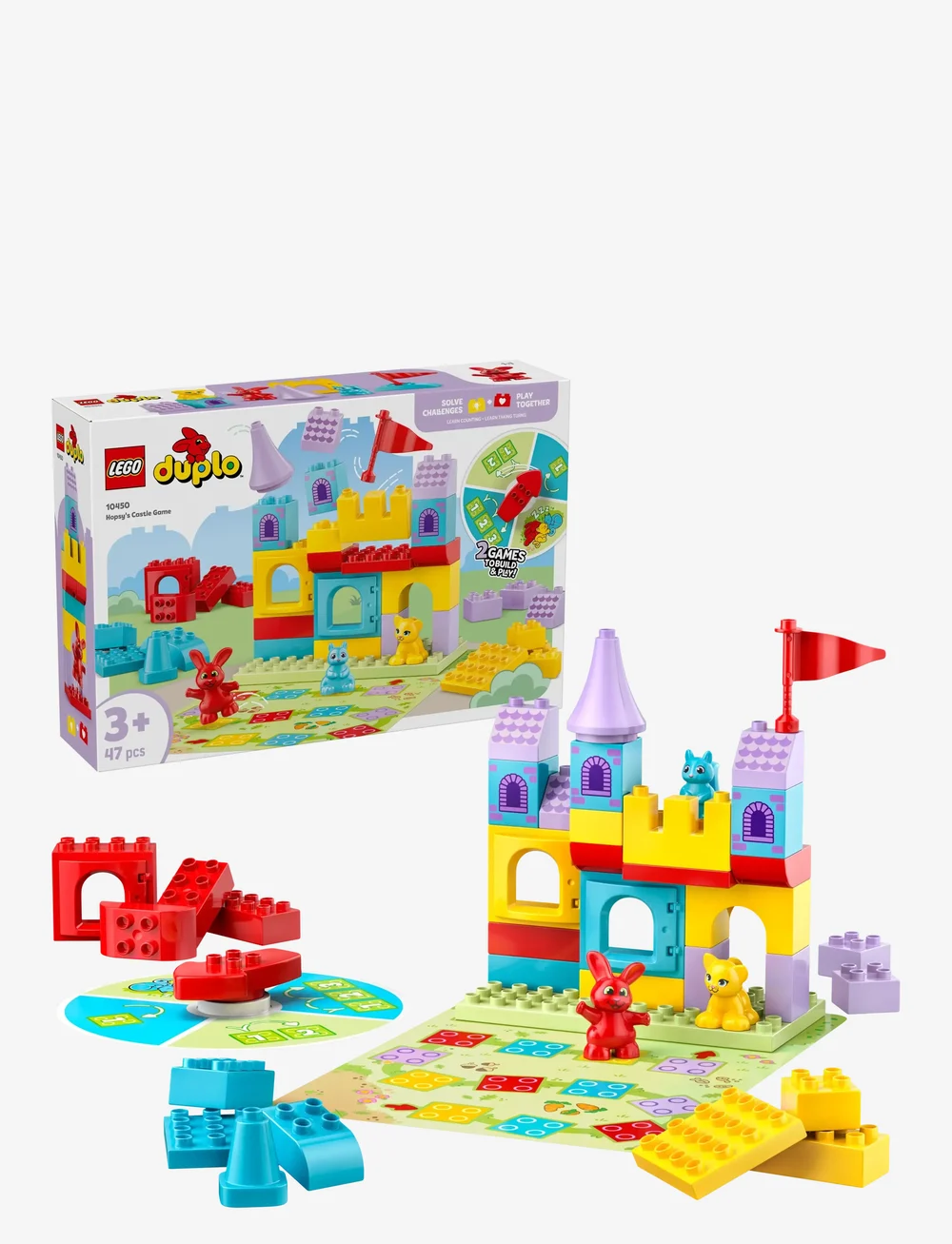 LEGO - Hopsy’s Castle Game Learn-Through-Play Building Toy 10450 - lego duplo - multi - 0