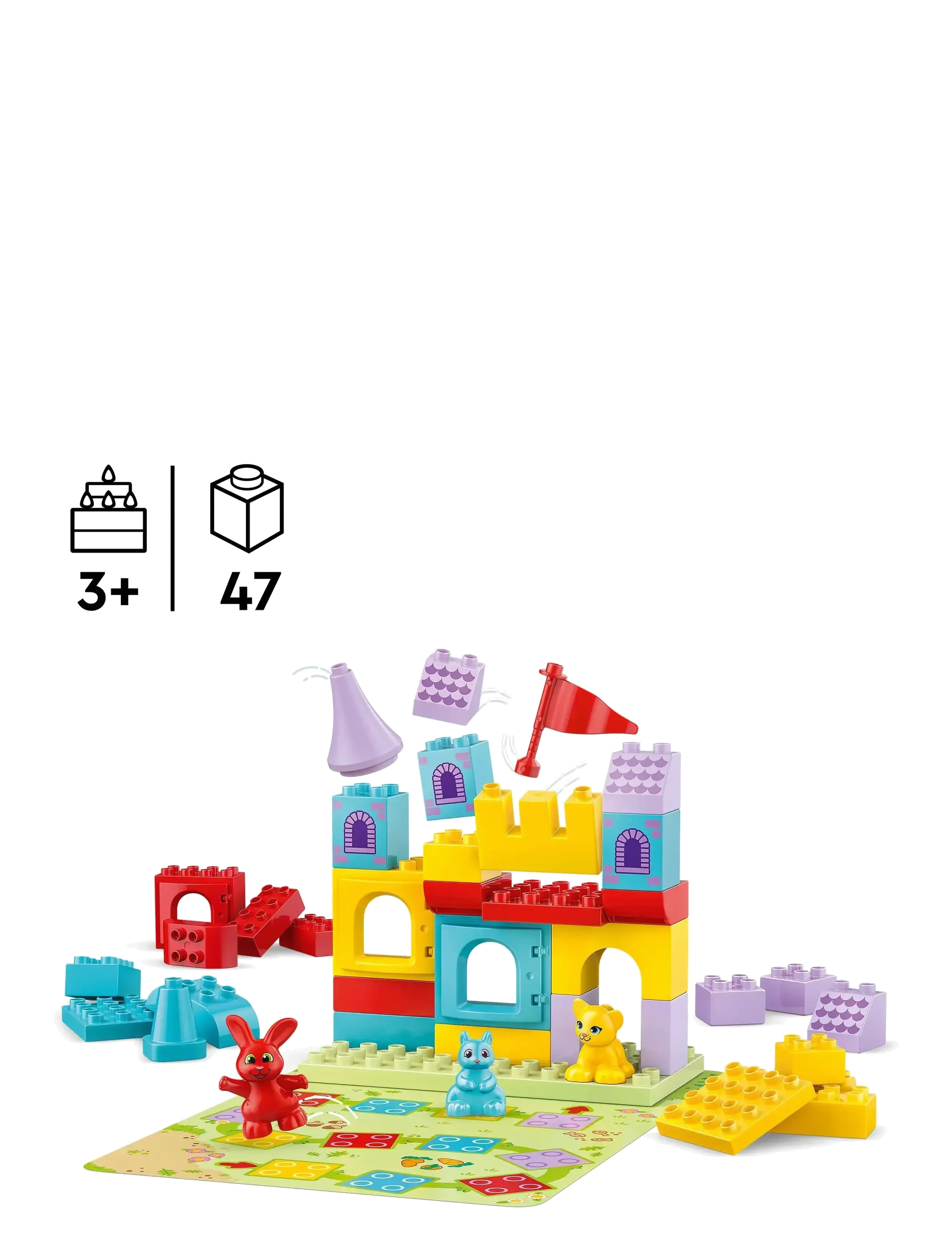LEGO - Hopsy’s Castle Game Learn-Through-Play Building Toy 10450 - lego duplo - multi - 1