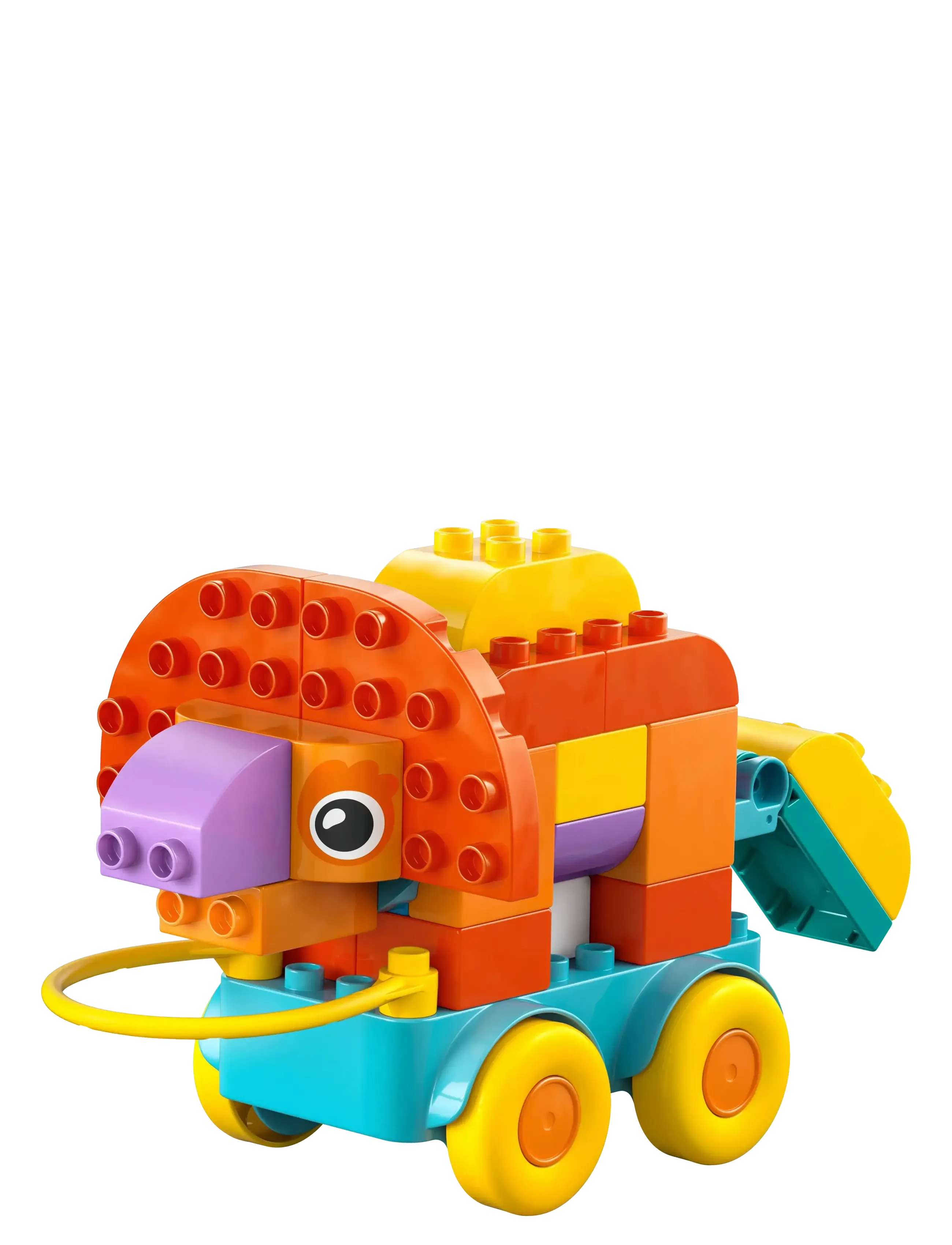 LEGO - Town 3 in 1 Dinosaurs on Wheels Learn-Through-Play Toddler Toy 10451 - lego duplo - multi - 2