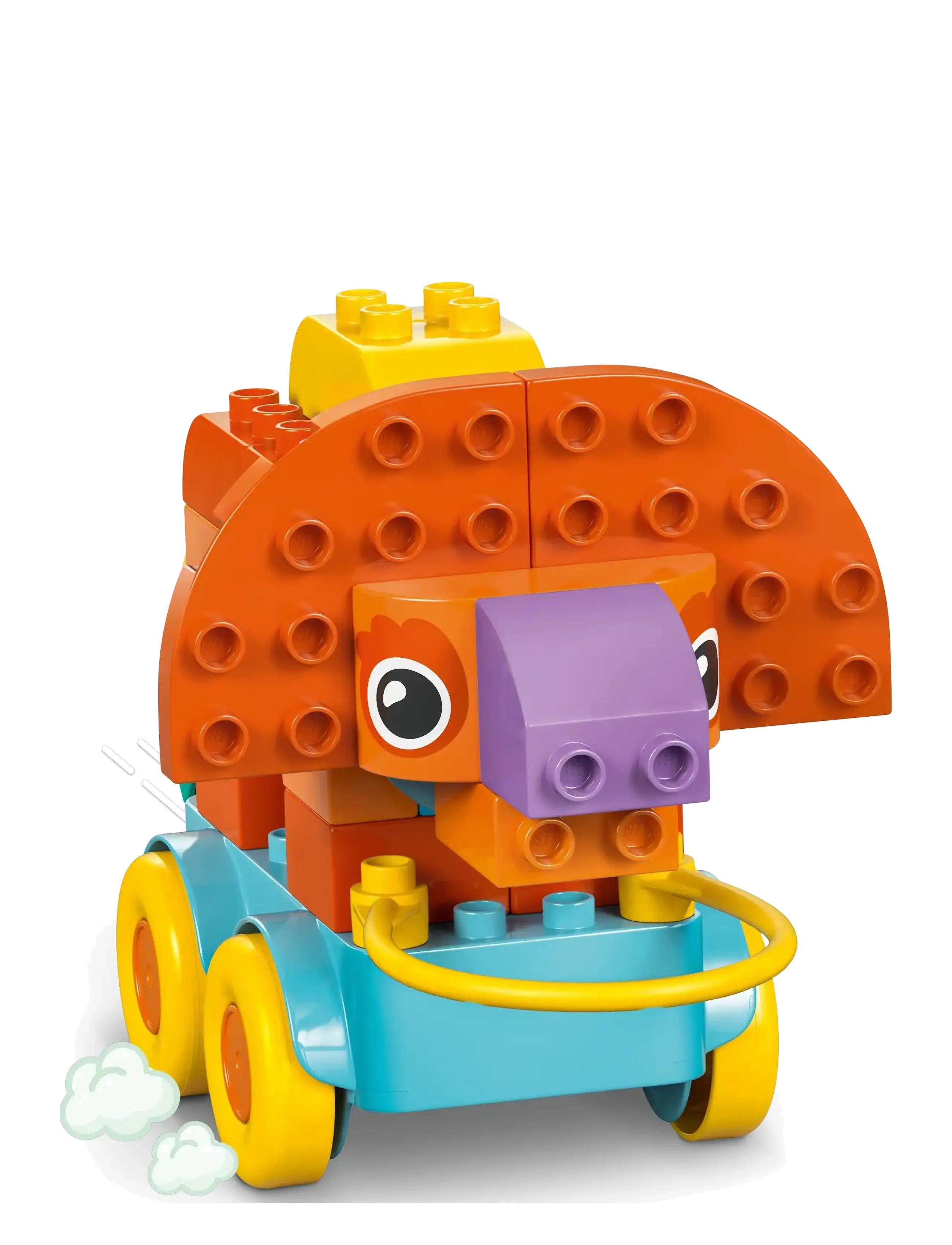 LEGO - Town 3 in 1 Dinosaurs on Wheels Learn-Through-Play Toddler Toy 10451 - lego duplo - multi - 4