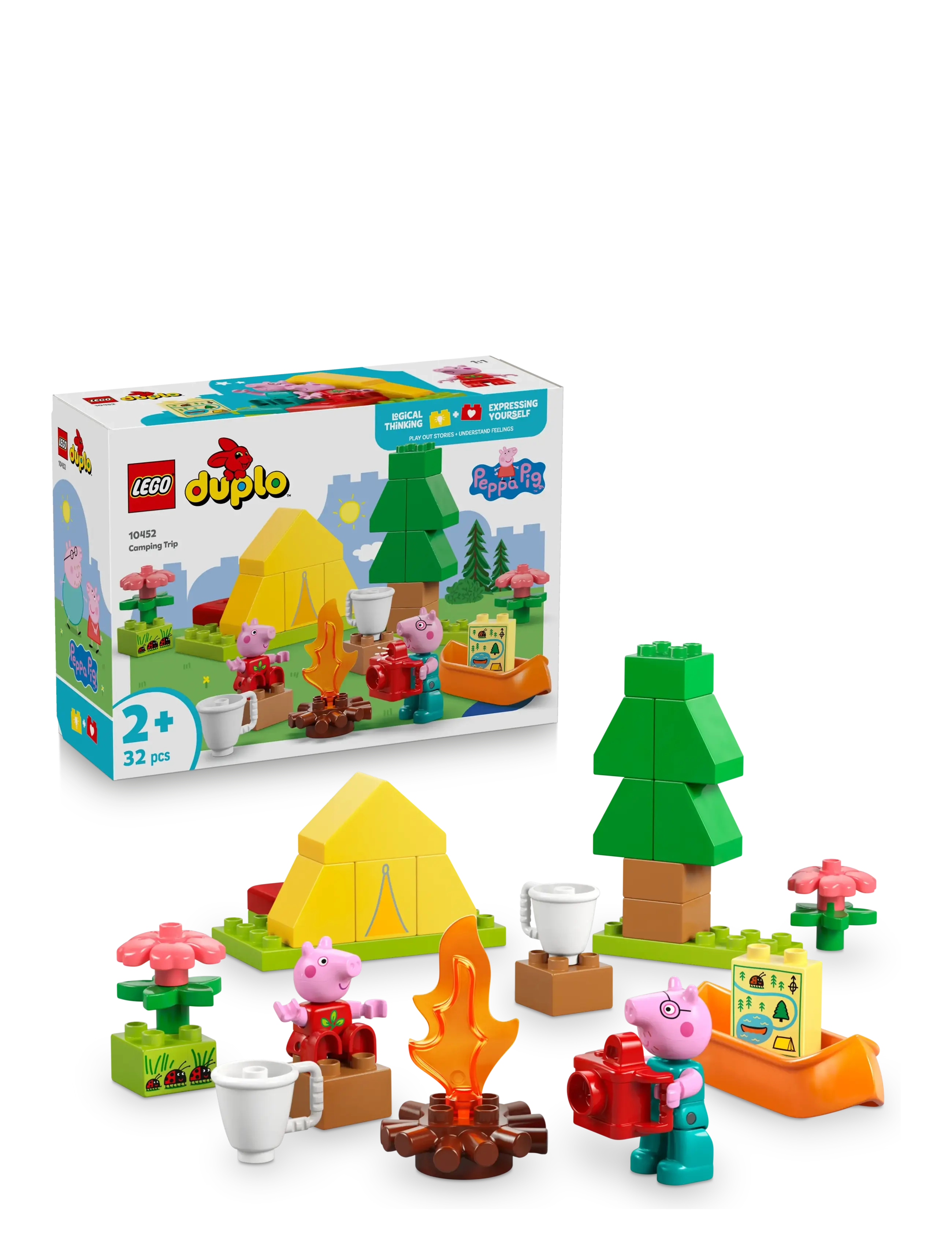 LEGO Campingtur, One Size, Multi/patterned, Lego Legetøj > Lego duplo, Børn