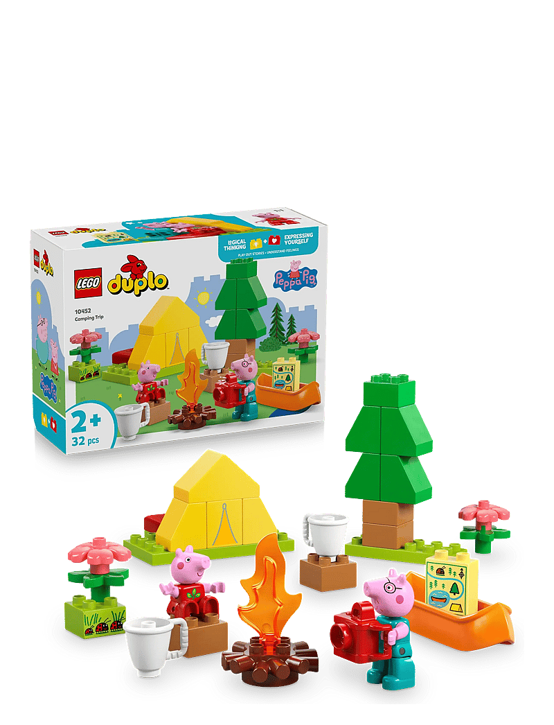 LEGO - Peppa Pig Camping Trip Building Playset with Canoe Toy 10452 - lego® duplo® - multi - 0