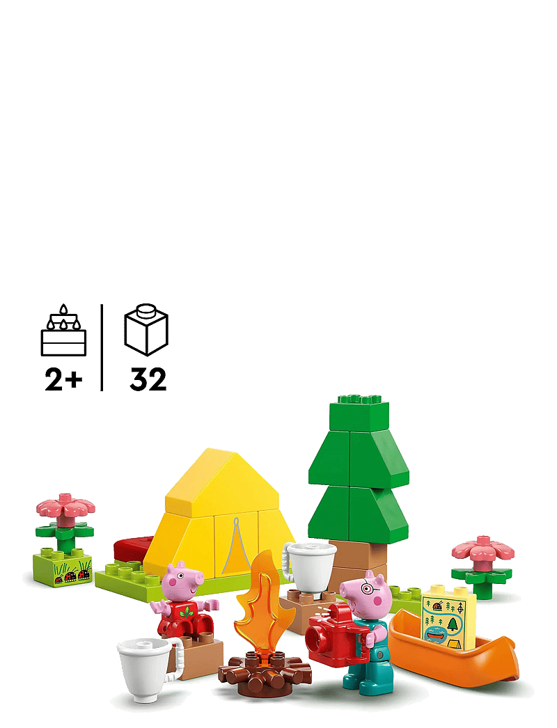 LEGO - Peppa Pig Camping Trip Building Playset with Canoe Toy 10452 - lego® duplo® - multi - 1
