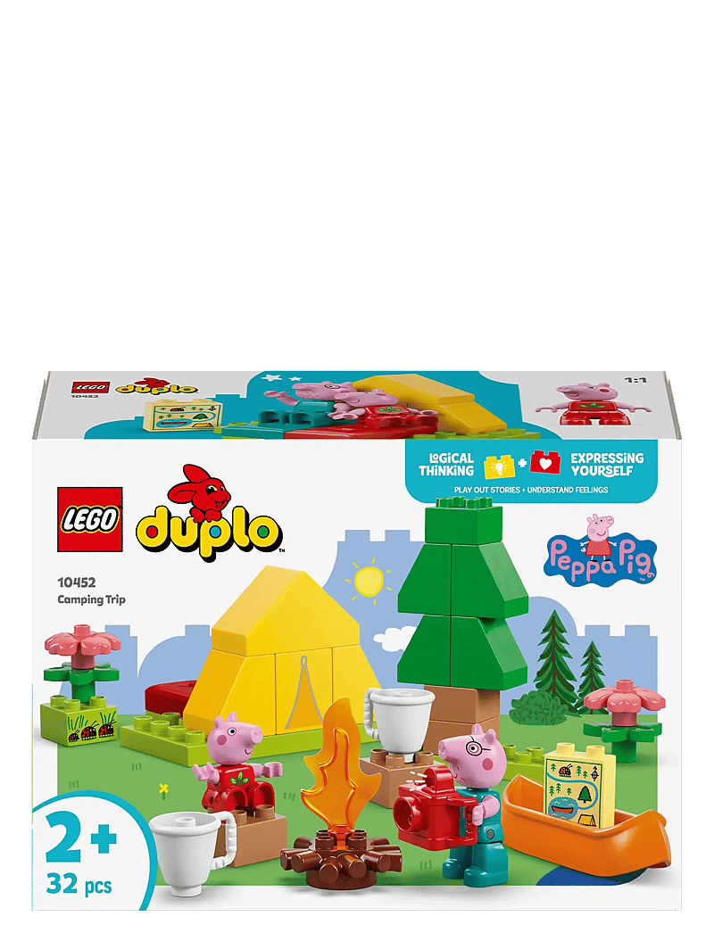 LEGO - Peppa Pig Camping Trip Building Playset with Canoe Toy 10452 - lego® duplo® - multi - 4