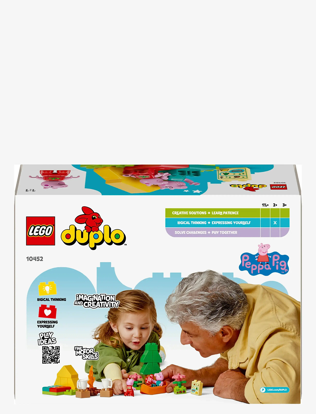 LEGO - Peppa Pig Camping Trip Building Playset with Canoe Toy 10452 - lego peppa pig - multi - 5