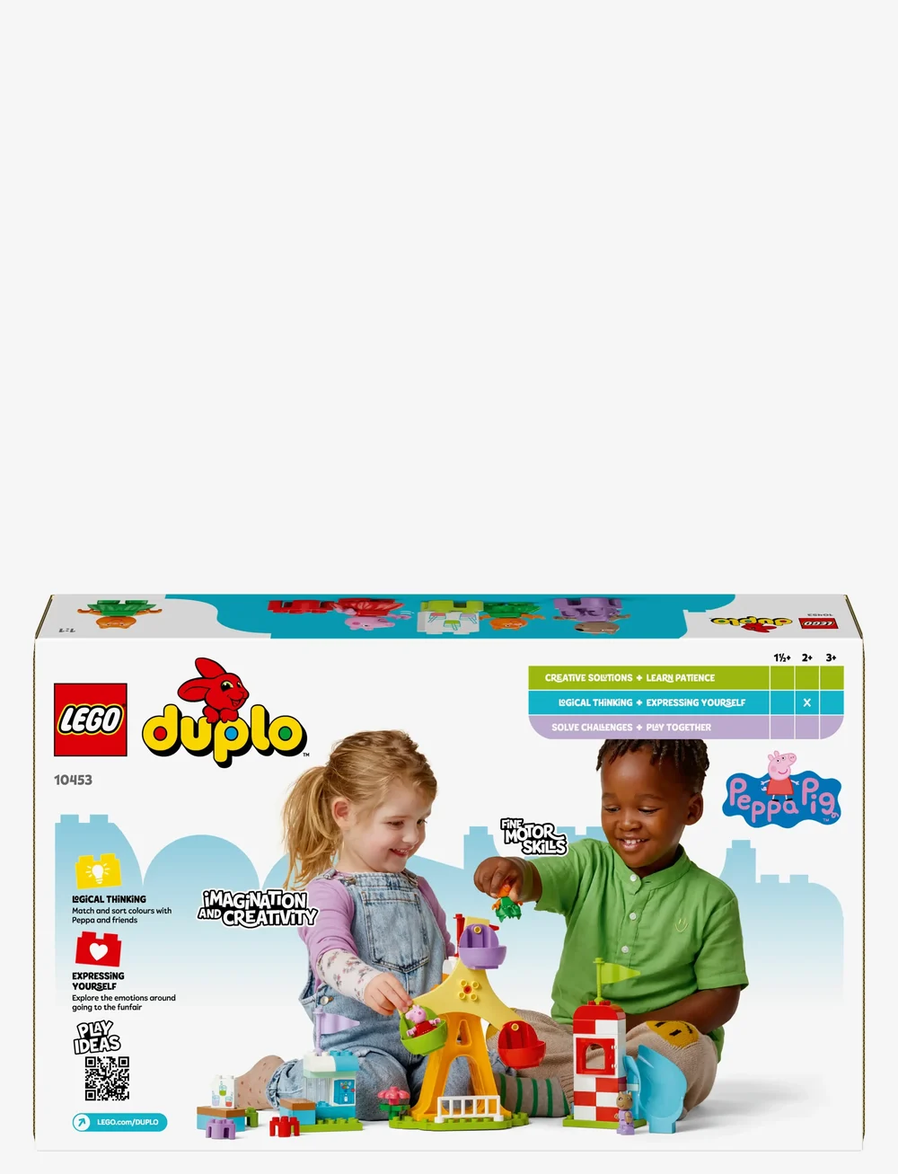 LEGO - Peppa Pig Funfair Pretend-Play Amusement Park Toddler Toy 10453 - lego peppa wutz - multi - 5