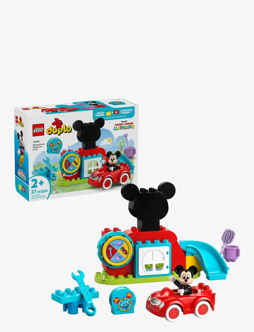 LEGO - DUPLO® | Disney Mickey Mouse Clubhouse & Car Building Kit 10454 - lego duplo - multi - 0