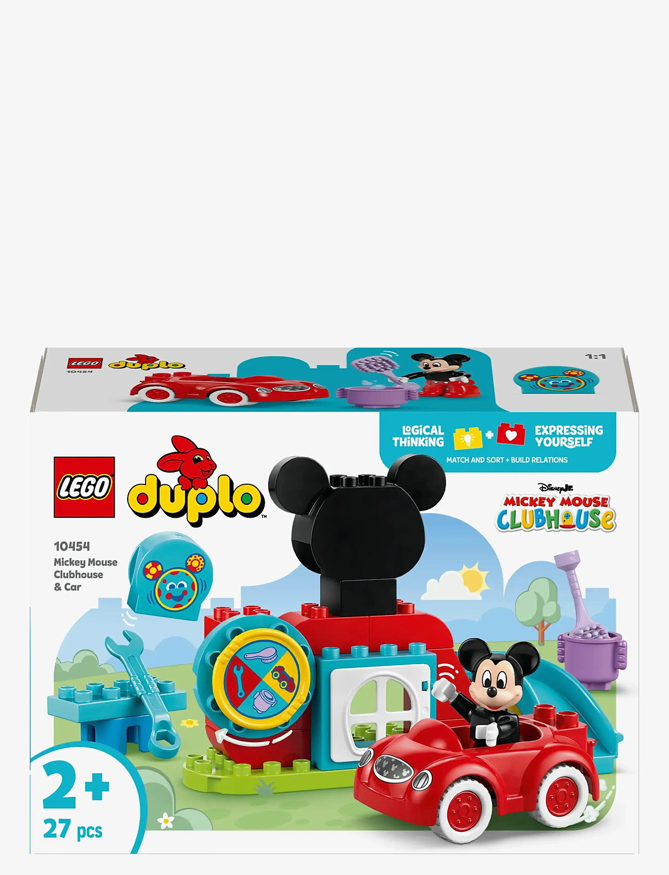 LEGO - Mickeys klubhus og bil - lego duplo - multi - 3